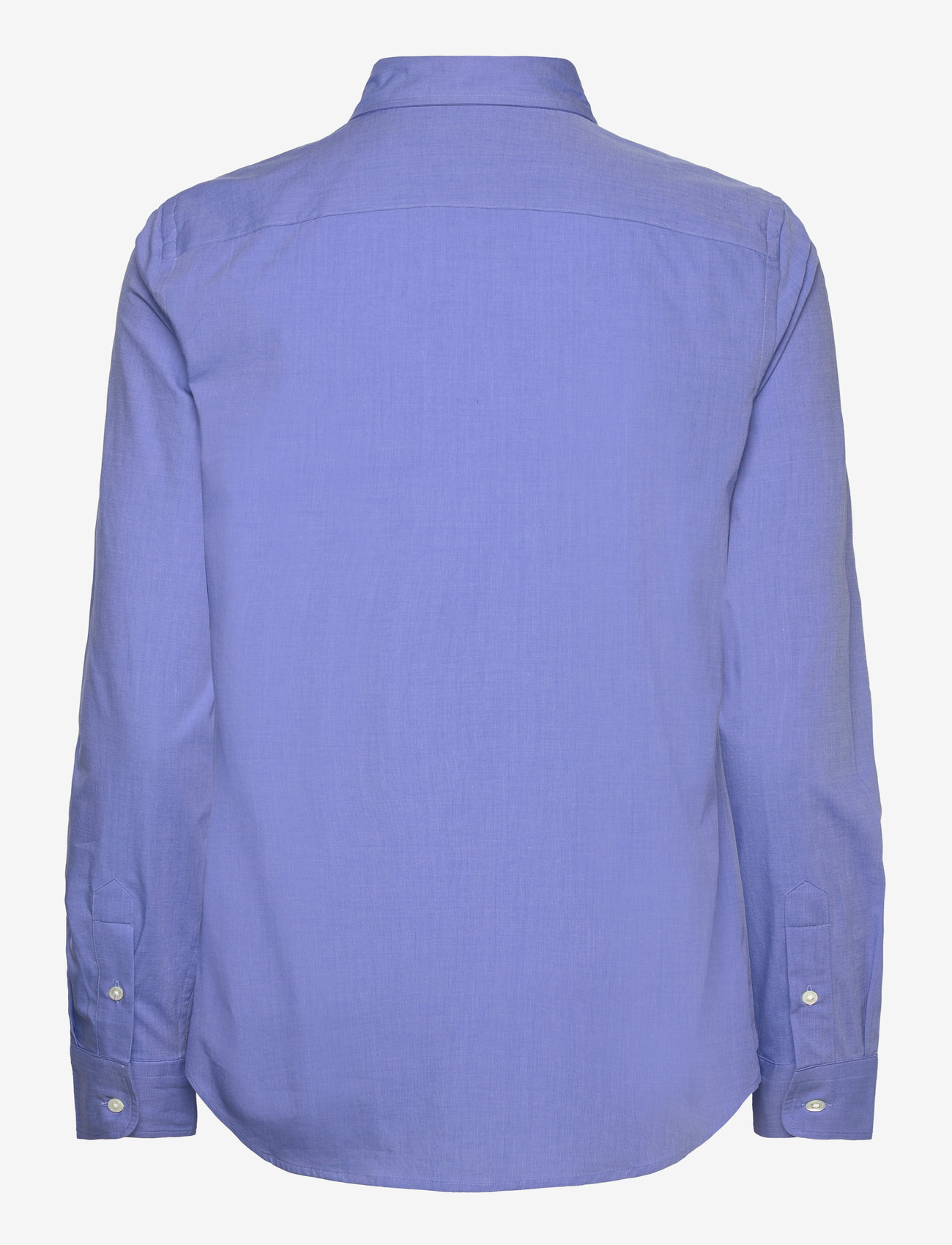 Polo Ralph Lauren - End-On-End Stretch Slim Fit Cotton Shirt - langärmlige hemden - blue - 1