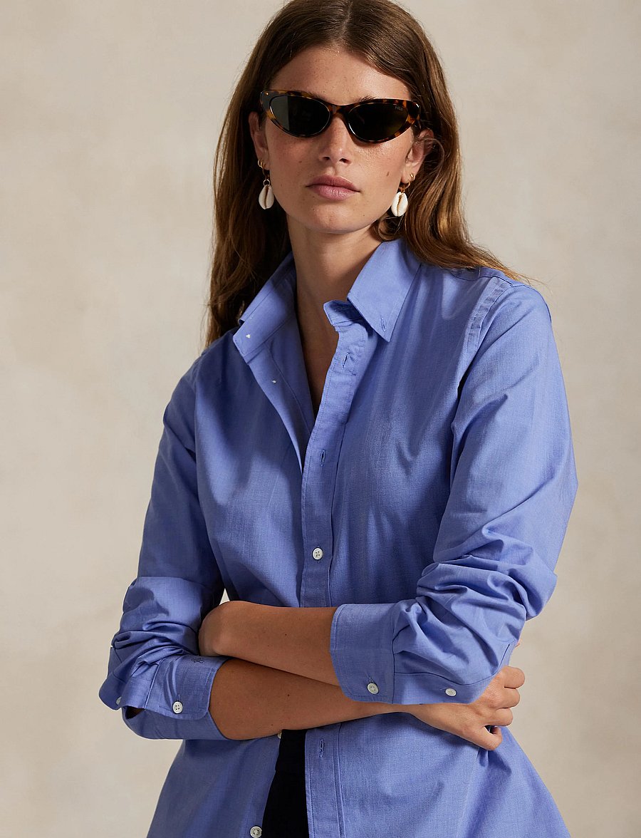 Polo Ralph Lauren - Stretch Slim Fit Cotton Shirt - chemises en jeans - blue - 4