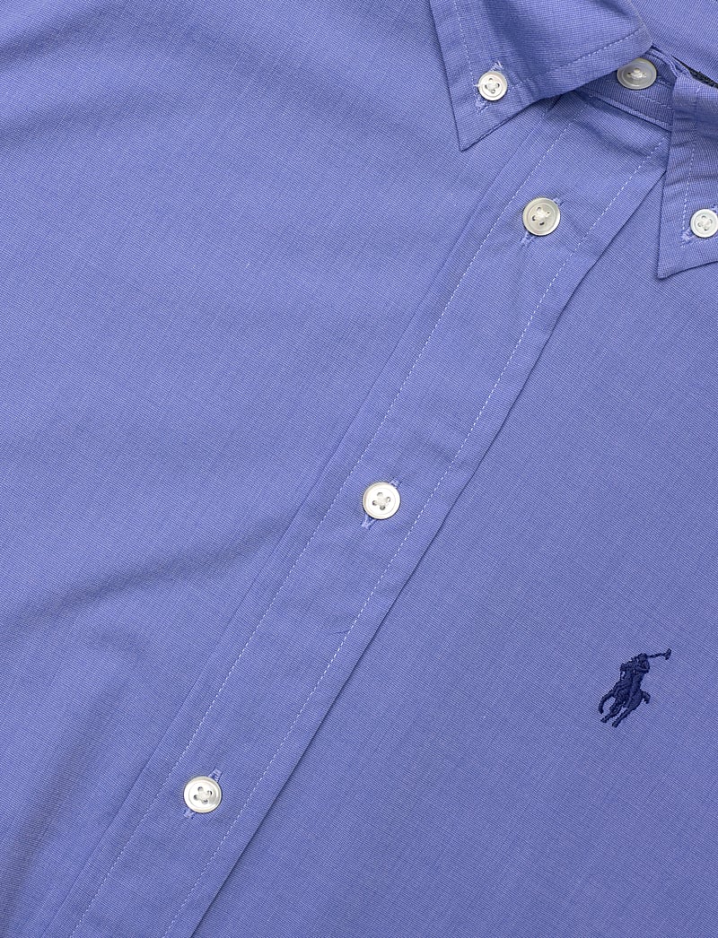 Polo Ralph Lauren - End-On-End Stretch Slim Fit Cotton Shirt - langärmlige hemden - blue - 2