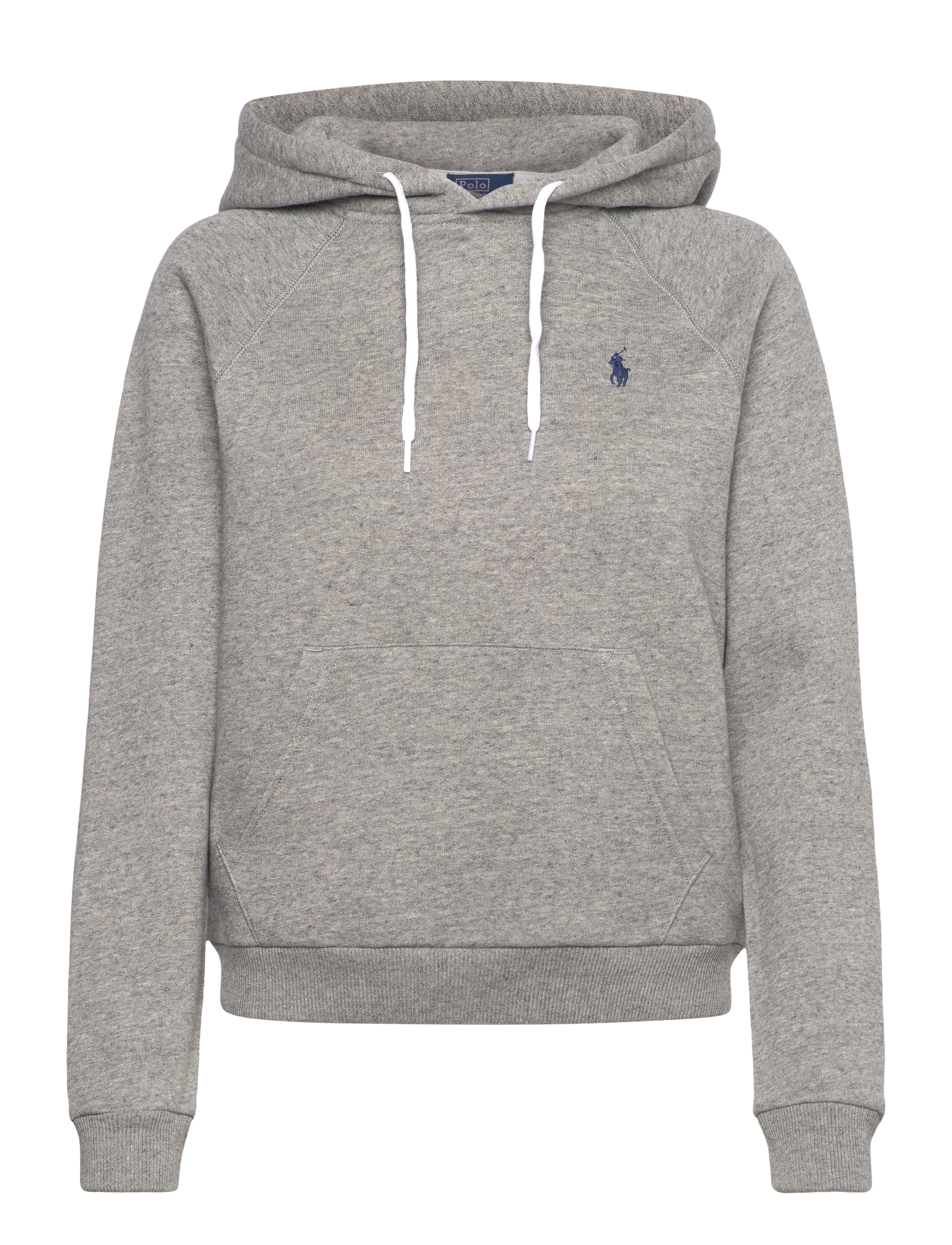 Polo Ralph Lauren Shrunken Fit Fleece Hoodie - Sweatshirts - DARK VINTAGE HEAT / grey