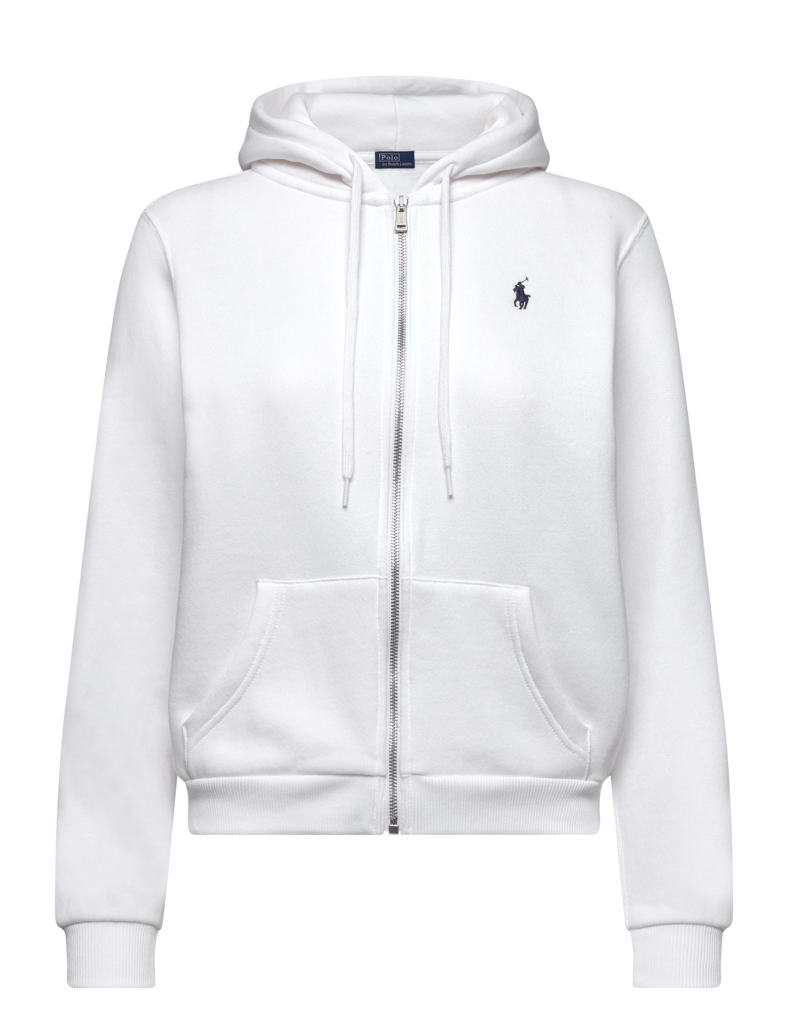 Polo Ralph Lauren Fleece Full-Zip Hoodie - Hættetrøjer - WHITE / white