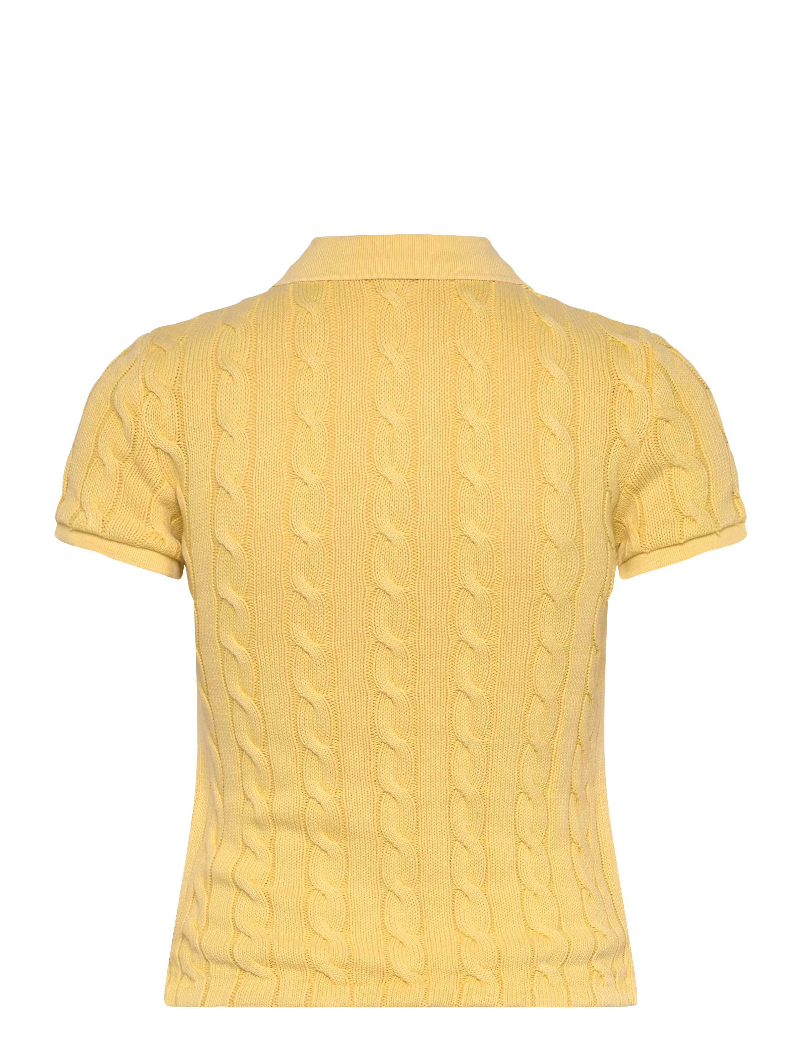 Polo Ralph Lauren - Cable-Knit Polo Shirt - fall yellow - 1