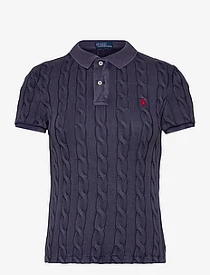 Cable-Knit Polo Shirt, Polo Ralph Lauren