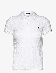 Polo Ralph Lauren - Cable-Knit Polo Shirt - jumpers - white - 0