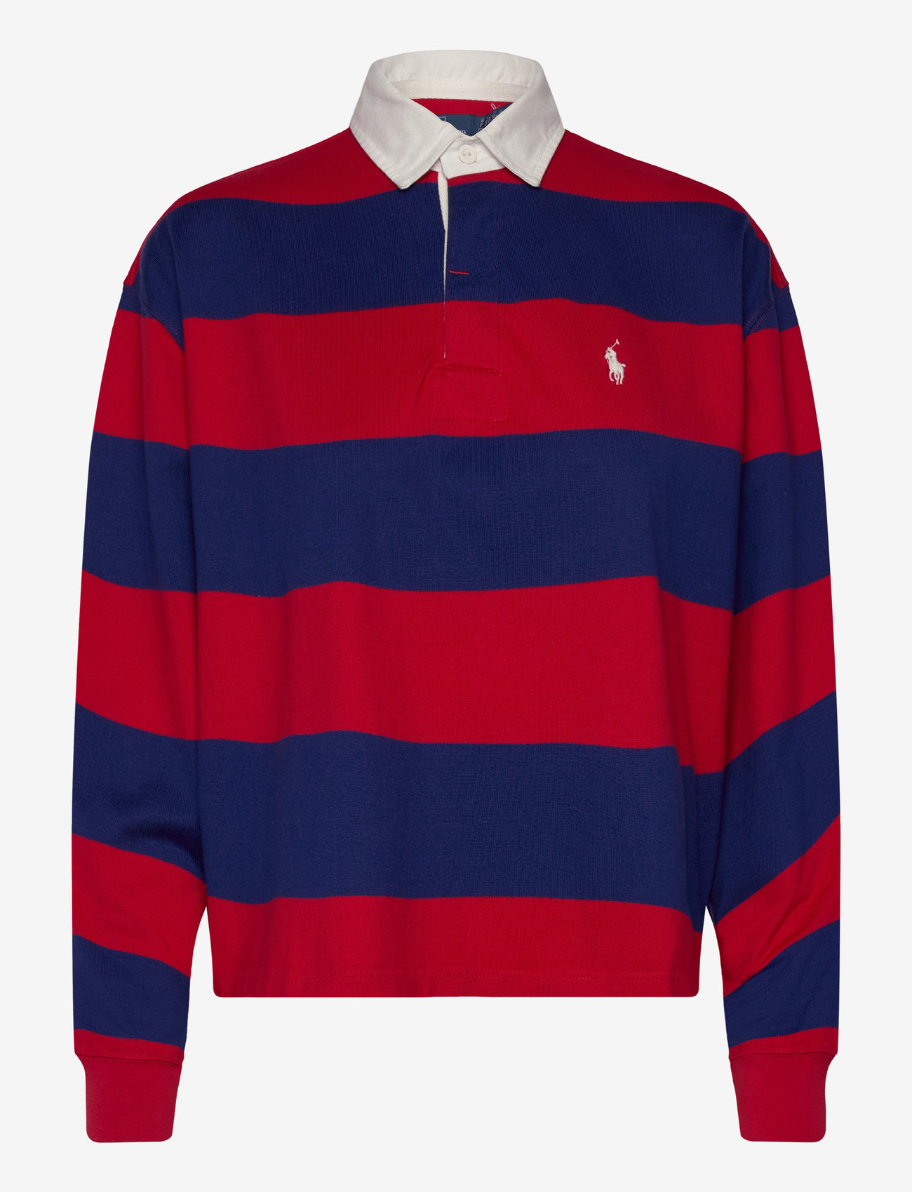 Polo Ralph Lauren Striped Cropped Jersey Rugby Shirt – polo shirts