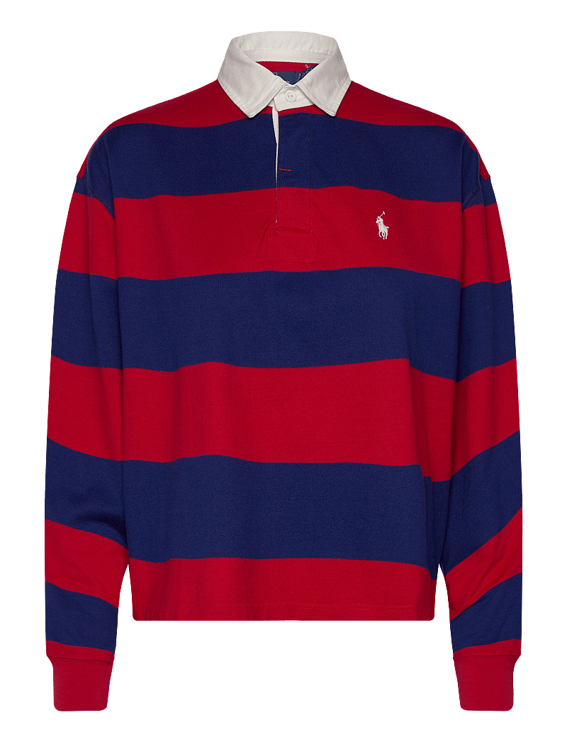Polo Ralph Lauren Striped Cropped Jersey Rugby Shirt – polo shirts