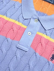 Polo Ralph Lauren - Slim Fit Cable-Knit Polo Shirt - pikeepaidat - light blue multi - 2