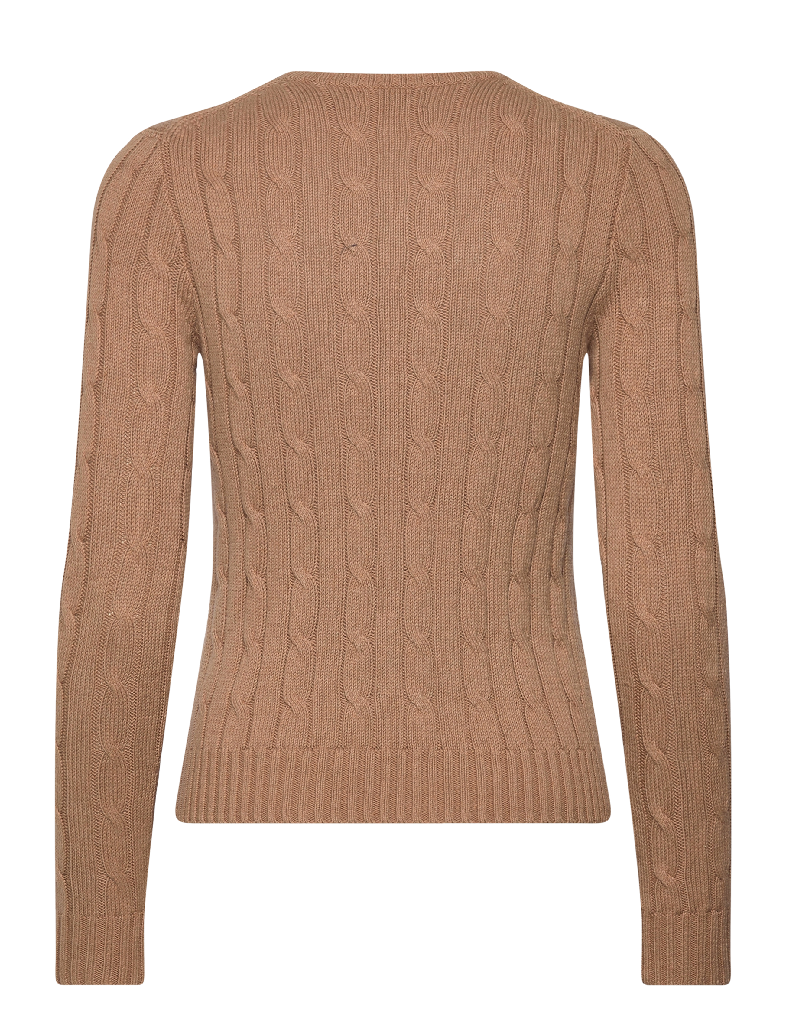 Polo Ralph Lauren - Cable-Knit Cotton Crewneck Sweater - collection camel - 1