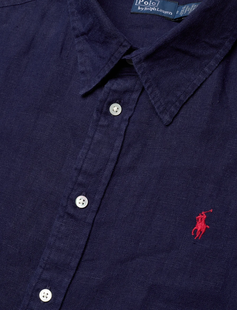 Polo Ralph Lauren - Belted Linen Shirtdress - hemdkleider - newport navy - 2