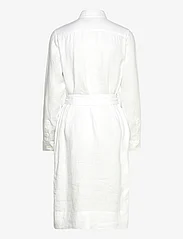 Polo Ralph Lauren - Belted Linen Shirtdress - marškinių tipo suknelės - white - 1