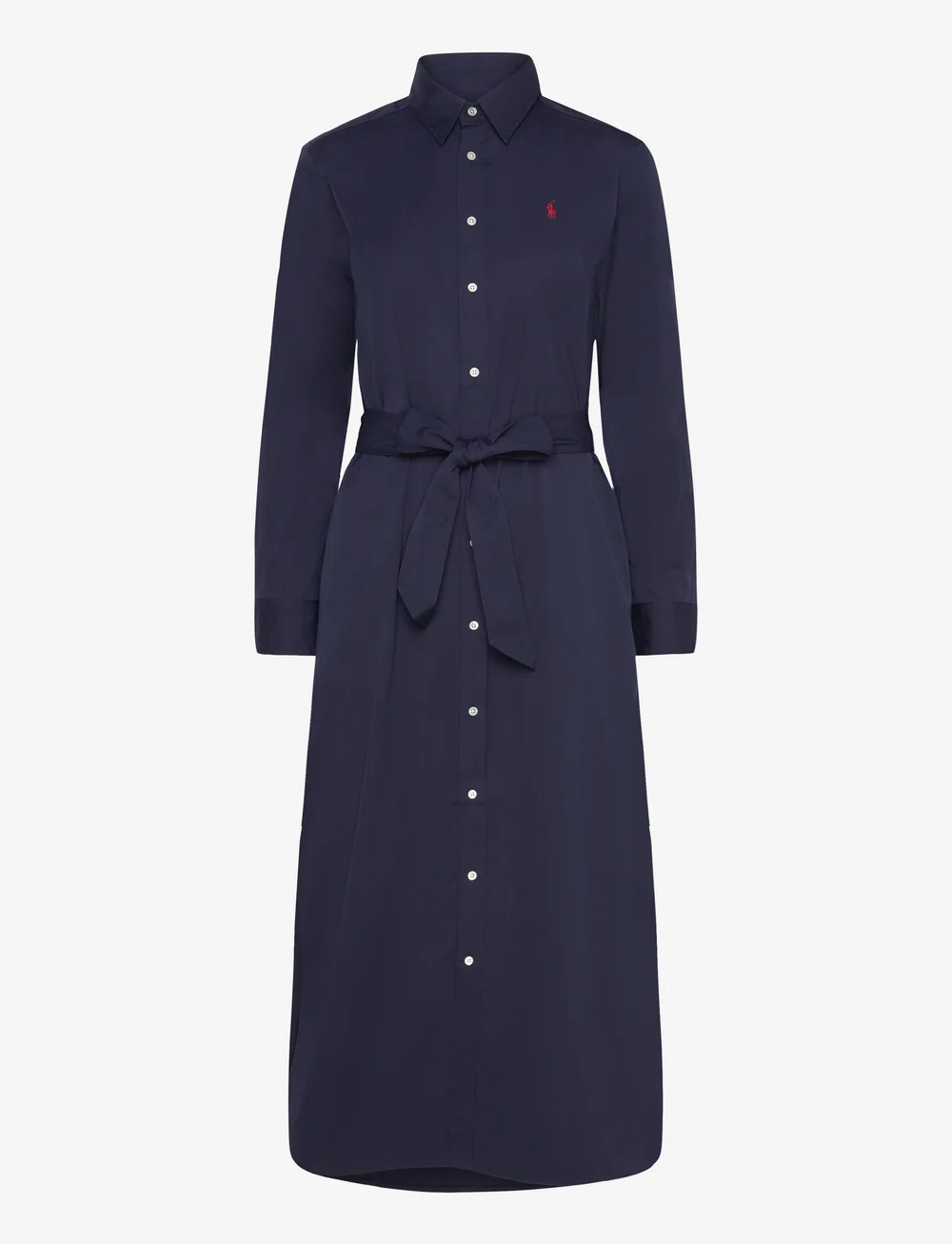 ★関税送料無料 RALPH Belted Cotton Midi Shirtdress Polo Ralph Lauren Belted Cotton Midi Shirtdress