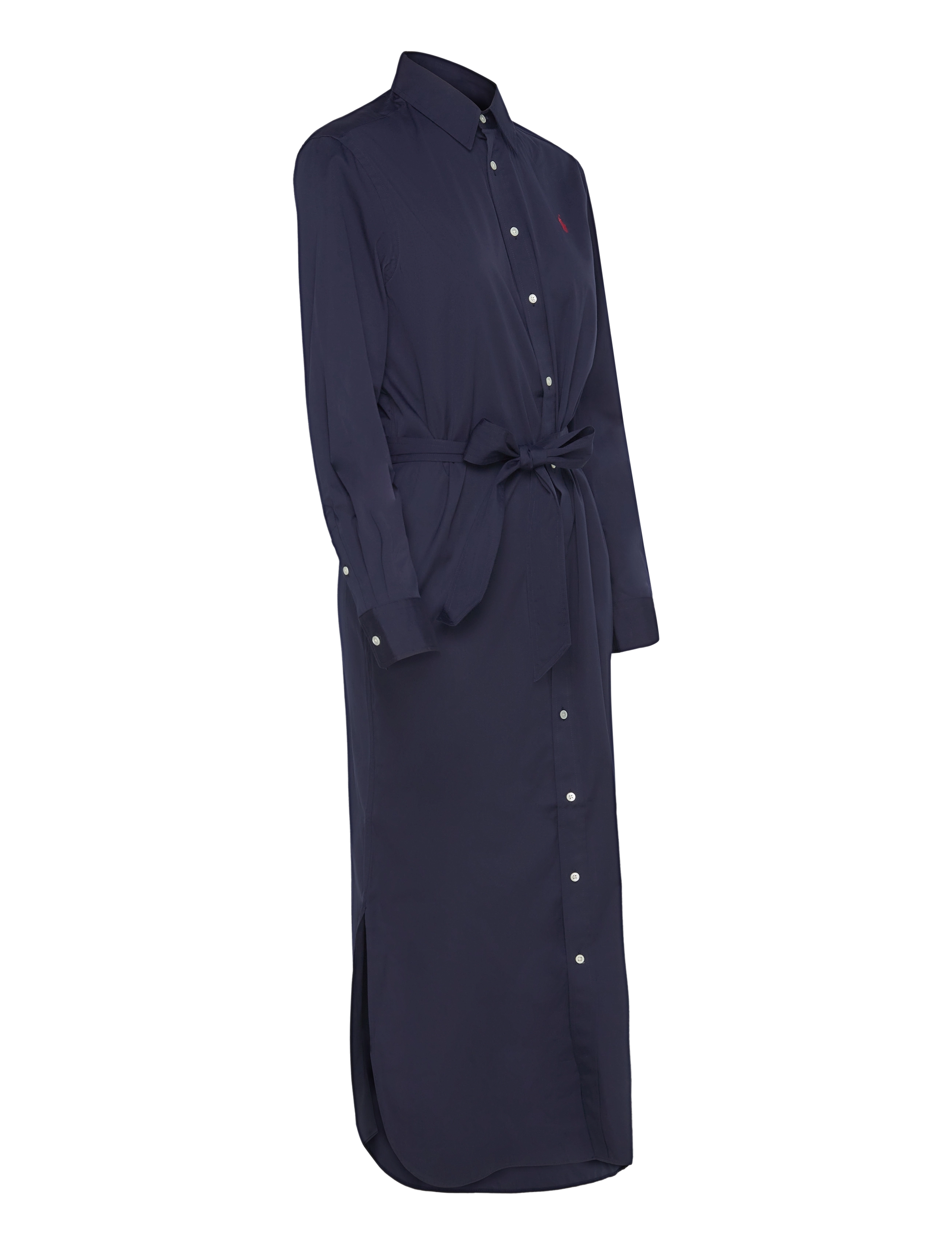 Polo Ralph Lauren - Belted Cotton Midi Shirtdress - cruise navy - 4