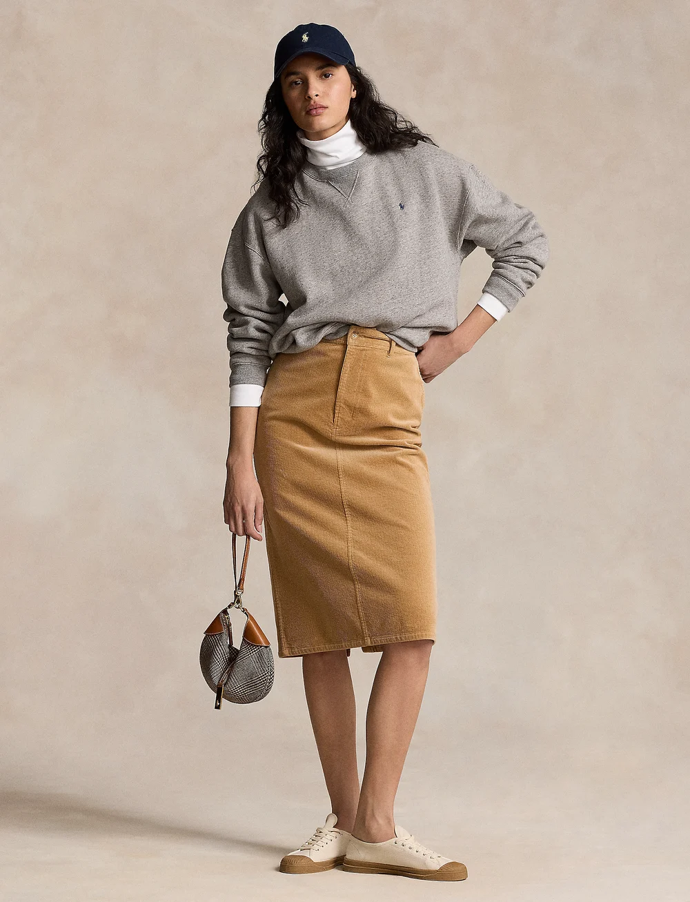 Polo Ralph Lauren Corduroy Pencil Midi Skirt Midi skirts Boozt