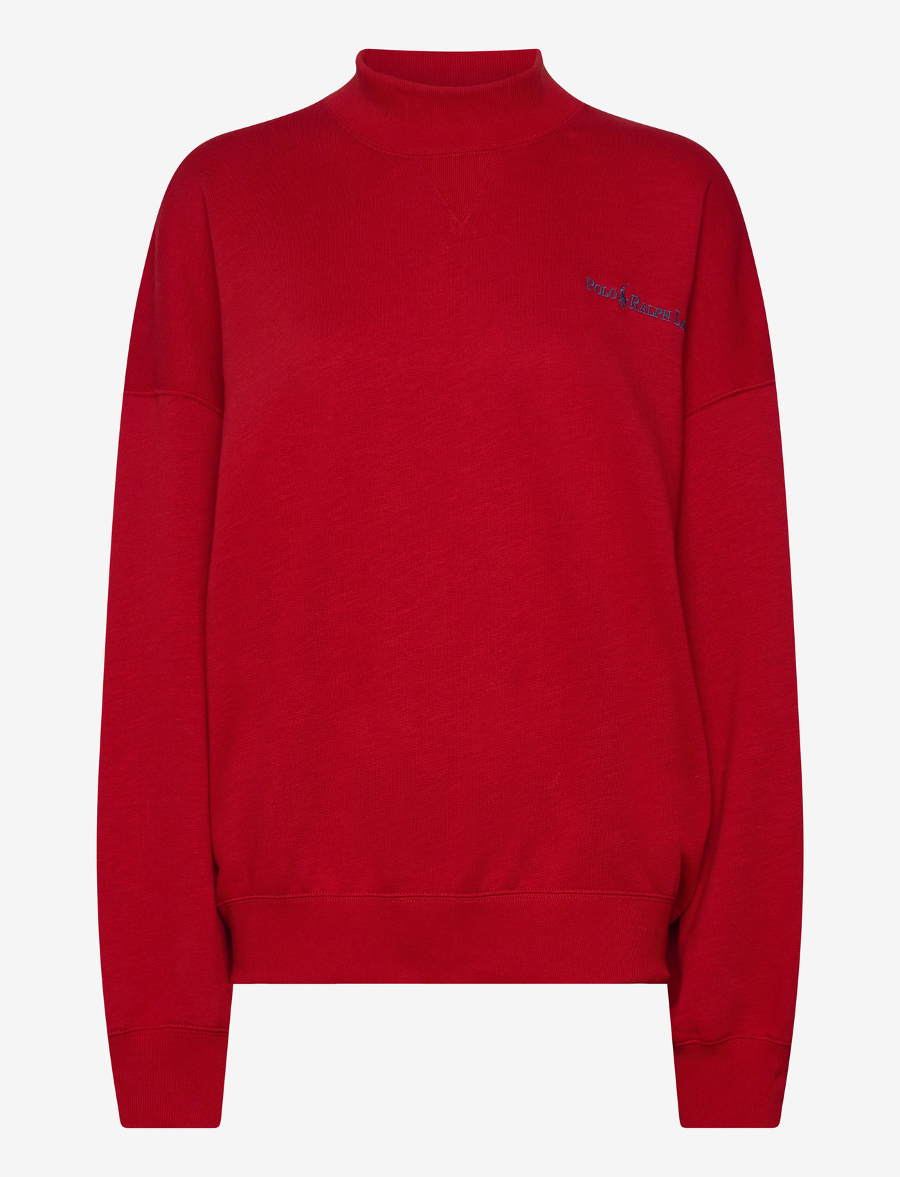 Polo Ralph Lauren - Logo Fleece Mockneck - sweatshirts - madison red - 0