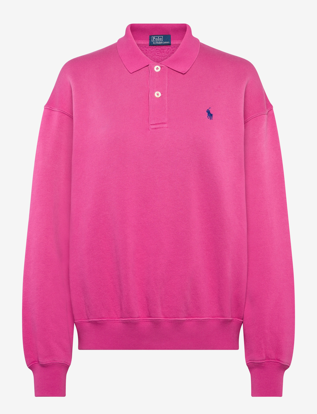 Polo Ralph Lauren - Polo-Collar Fleece Pullover - polosärgid - accent pink - 0