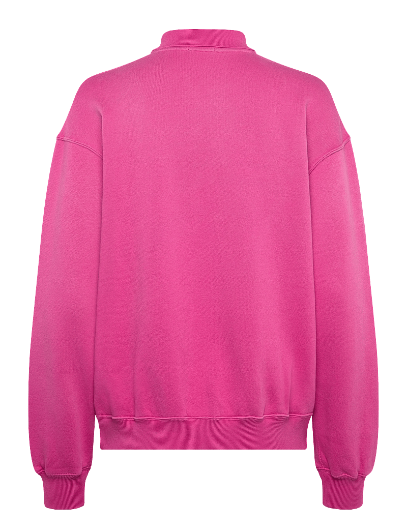 Polo Ralph Lauren - Polo-Collar Fleece Pullover - langärmlige tops - accent pink - 1