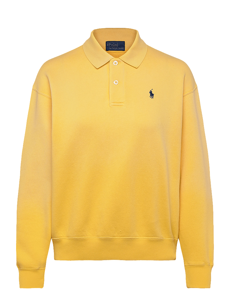 Polo Ralph Lauren - Polo-Collar Fleece Pullover - poloskjorter - collegiate yellow - 0