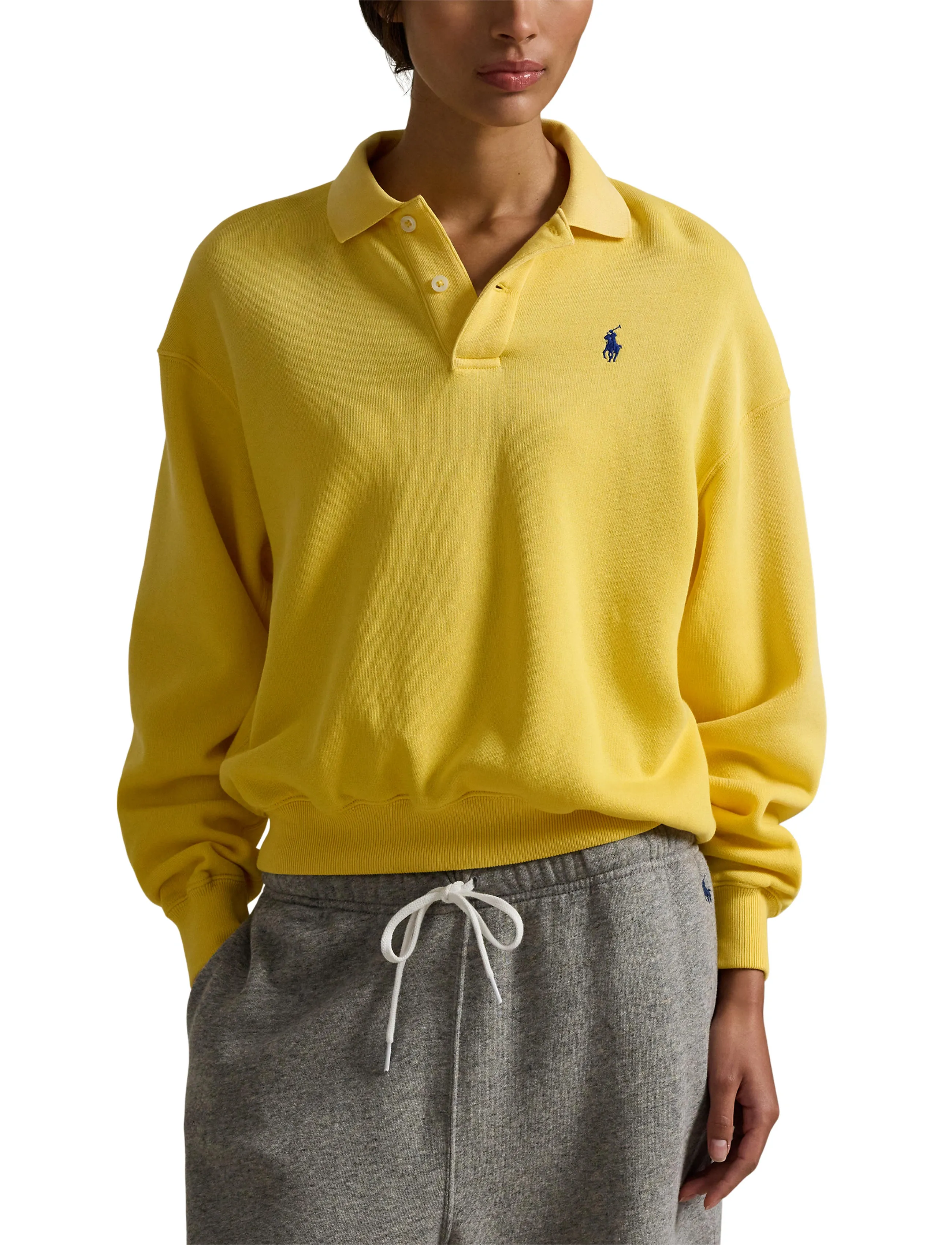 Polo Ralph Lauren Polo-Collar Fleece Pullover blusar dam – bild 5