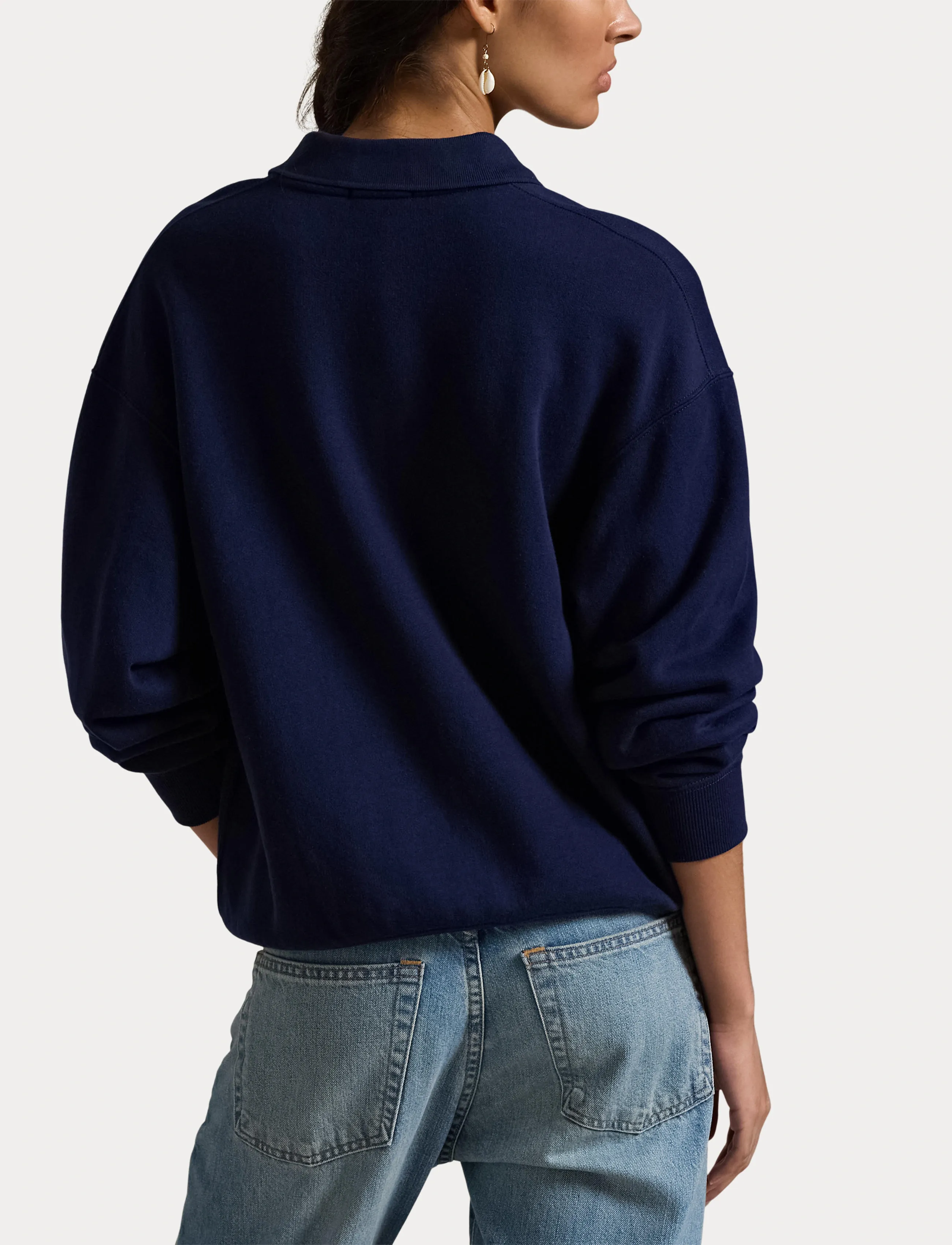 Polo Ralph Lauren Polo-Collar Fleece Pullover blusar dam – bild 6