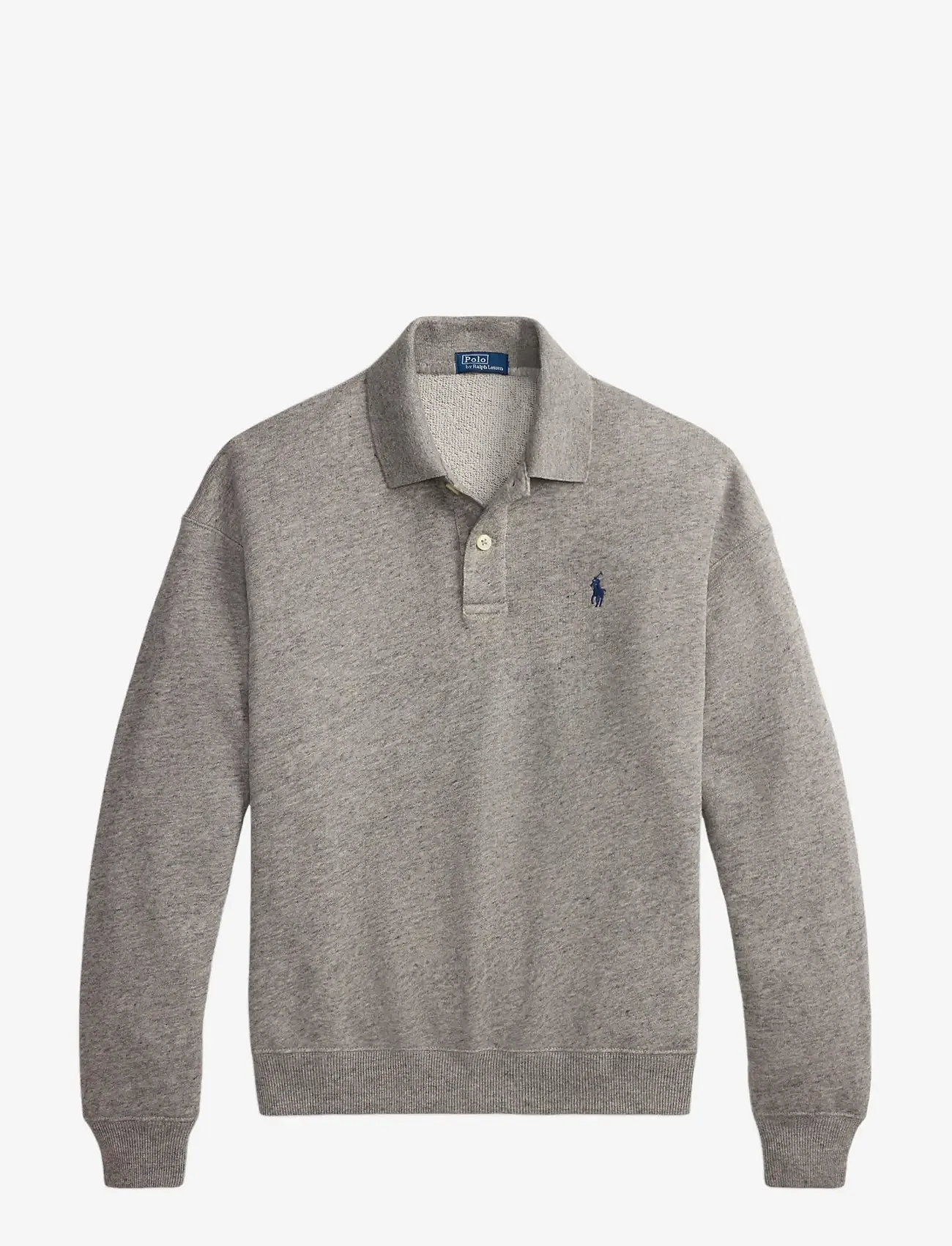 Polo Ralph Lauren - Polo-Collar Fleece Pullover - pikéer - dark vintage heat - 1