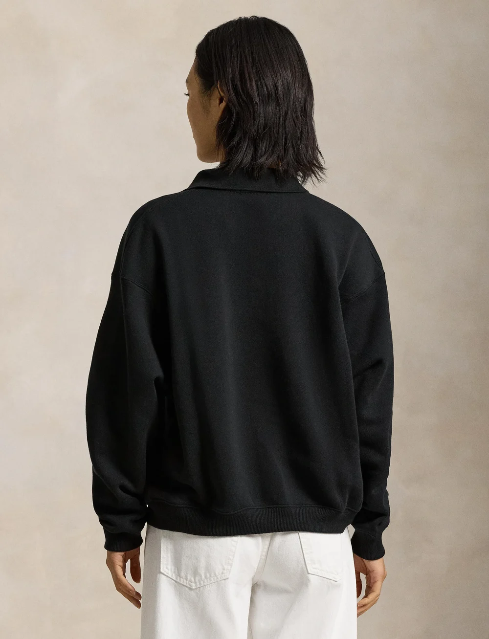 Polo Ralph Lauren - Polo-Collar Fleece Pullover - poloskjorter - polo black - 2