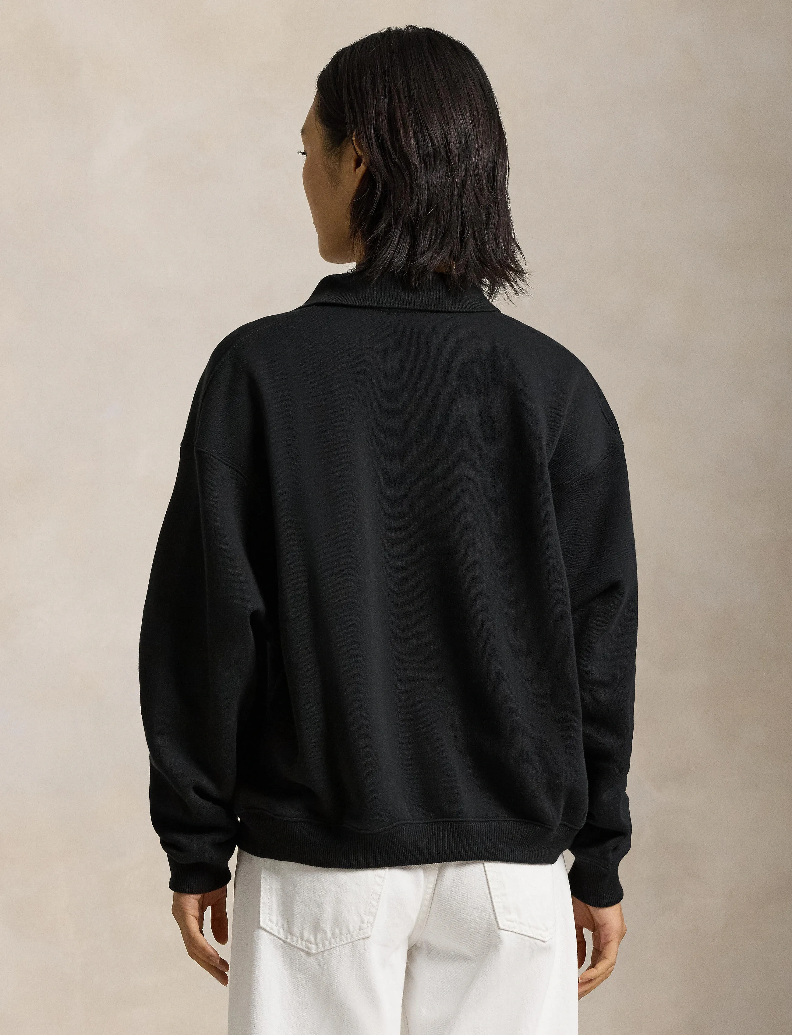 Polo Ralph Lauren - Polo-Collar Fleece Pullover - polos - polo black - 2
