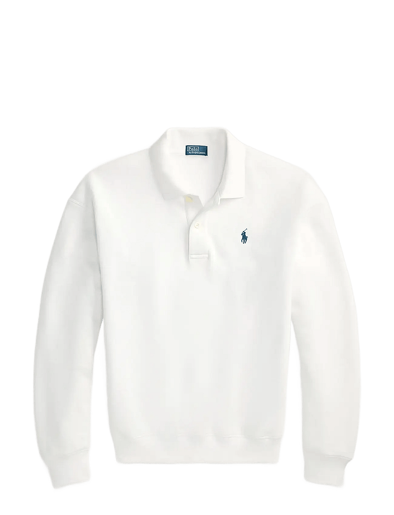 Polo Ralph Lauren - Polo-Collar Fleece Pullover - poloskjorter - white - 1