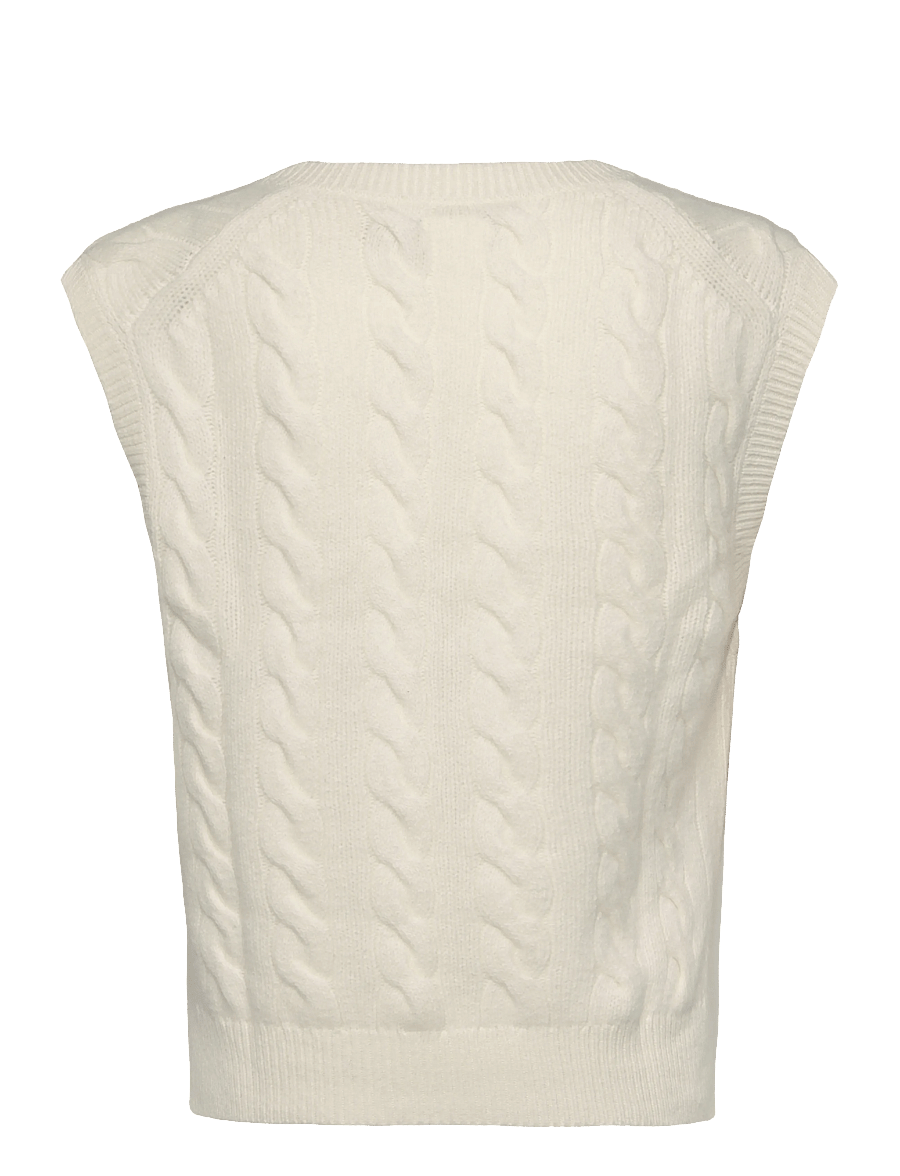 Polo Ralph Lauren - 2/15 WOOL CASH RWS-SLS-PLO - stickade västar - authentic cream - 1