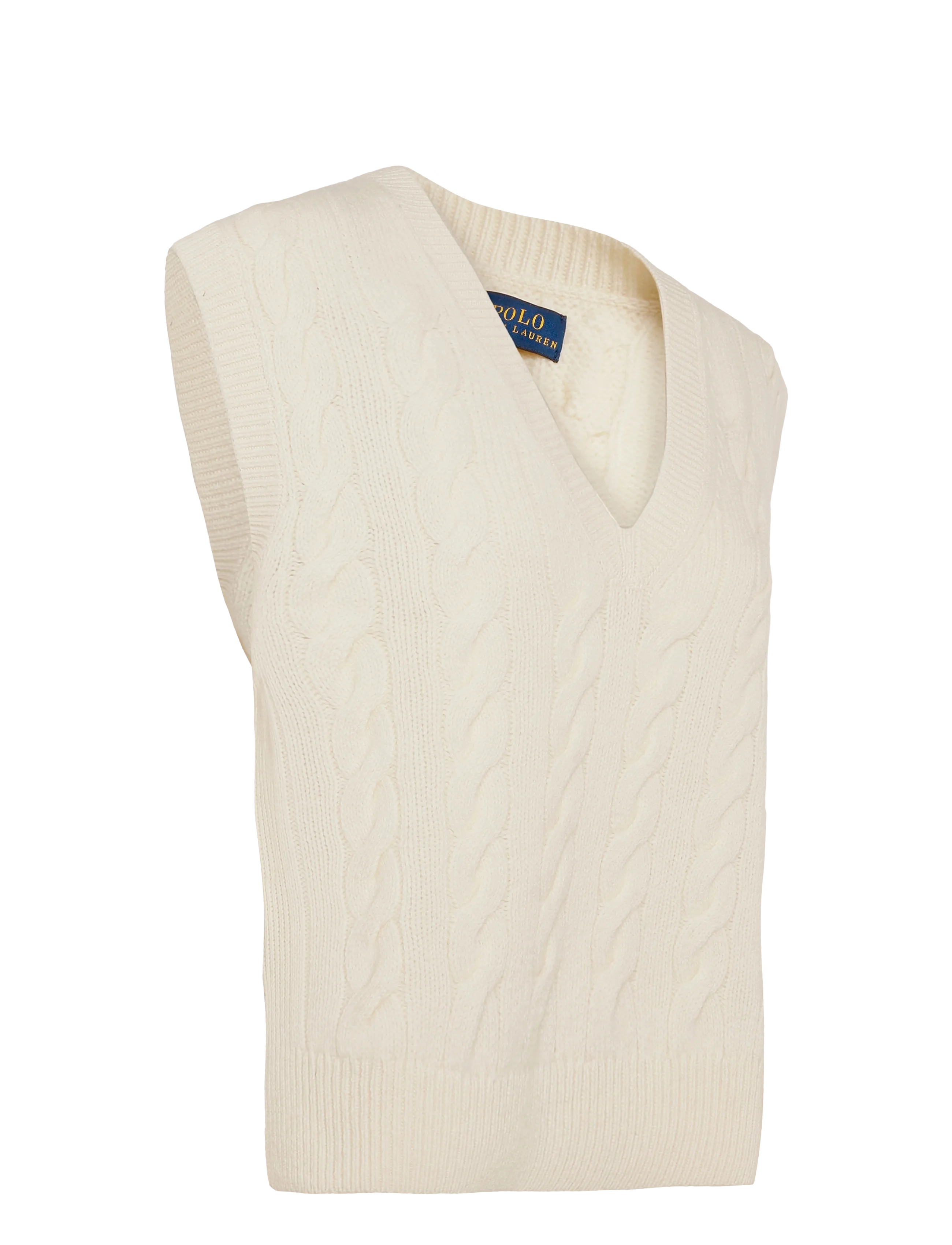 Polo Ralph Lauren - 2/15 WOOL CASH RWS-SLS-PLO - stickade västar - authentic cream - 3