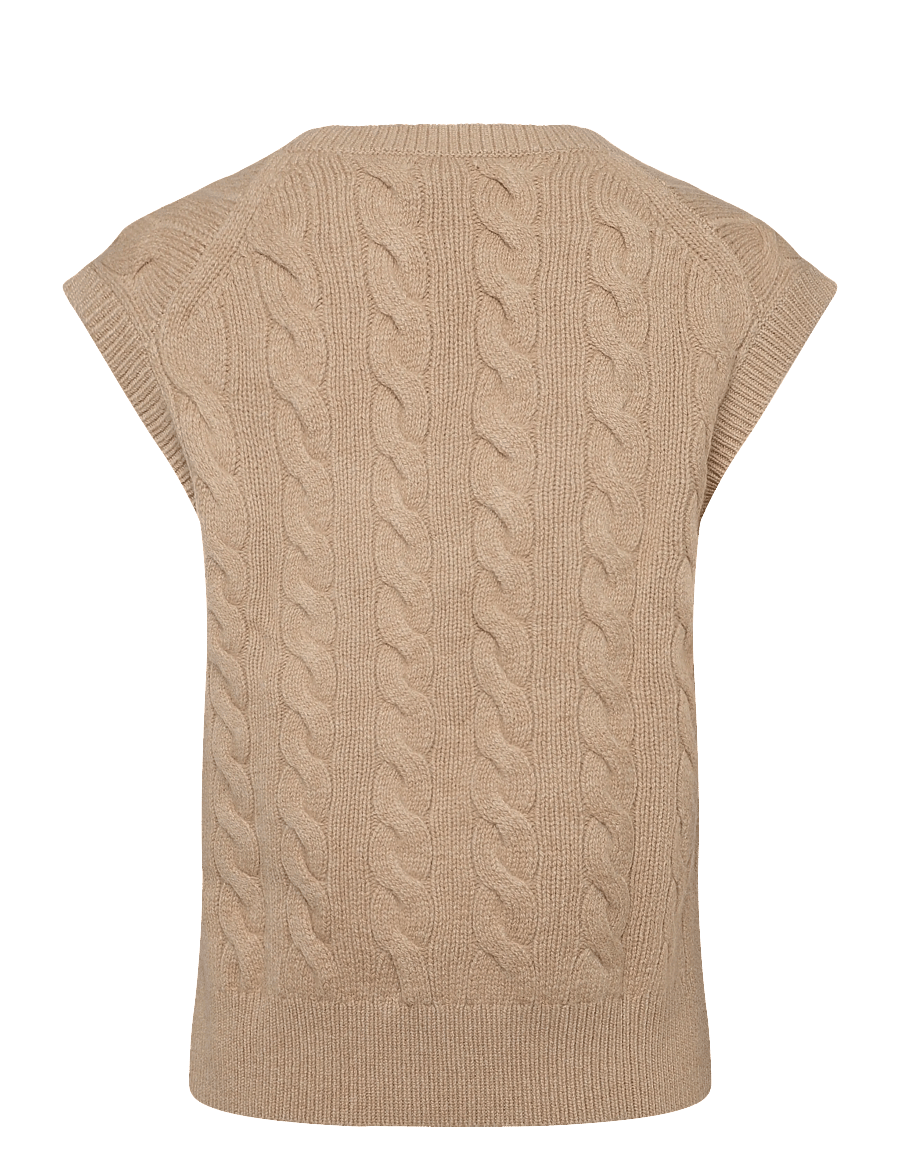 Polo Ralph Lauren - 2/15 WOOL CASH RWS-SLS-PLO - stickade västar - collection camel - 1