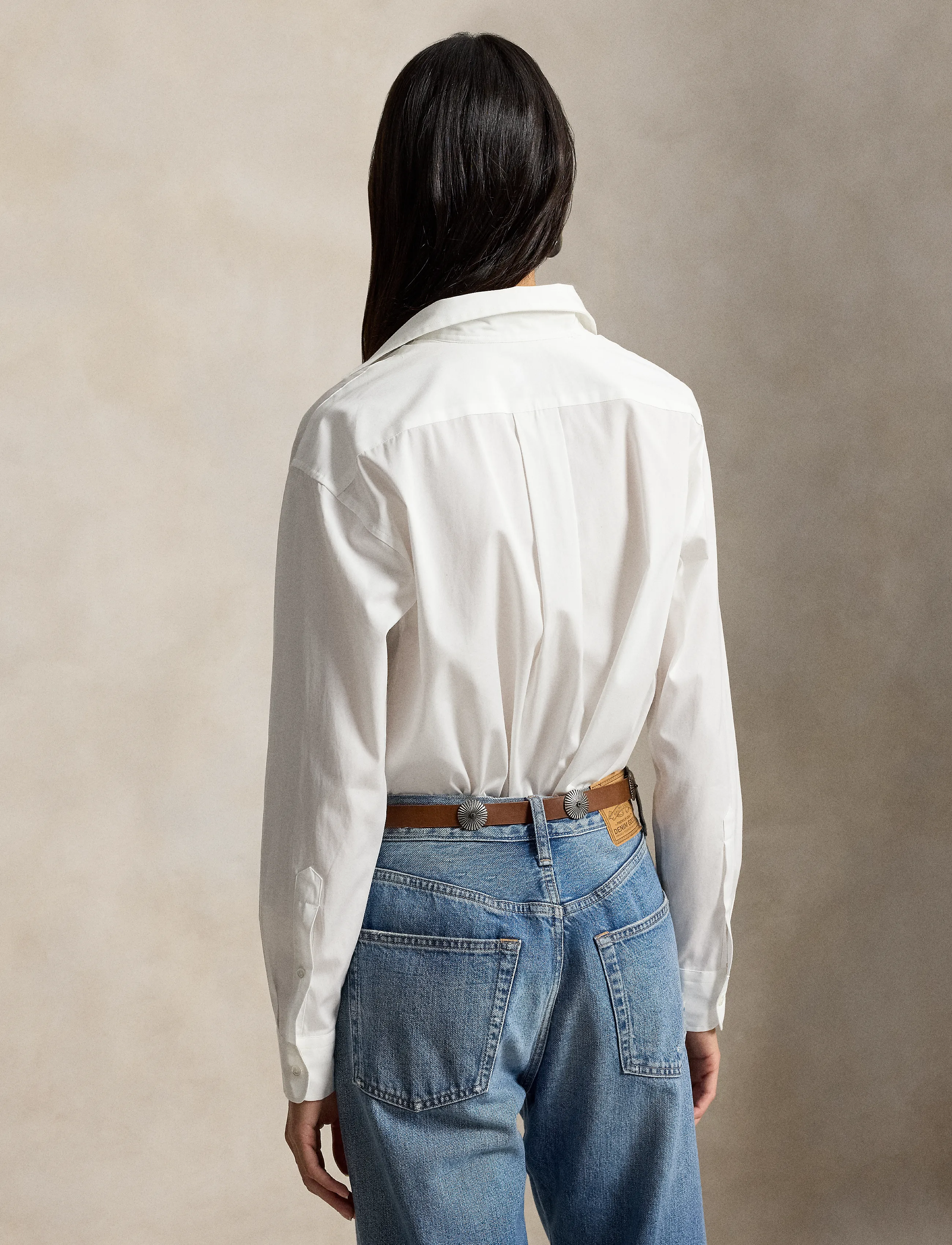 Polo Ralph Lauren - Relaxed Fit Cotton Shirt - langärmlige hemden - white - 2