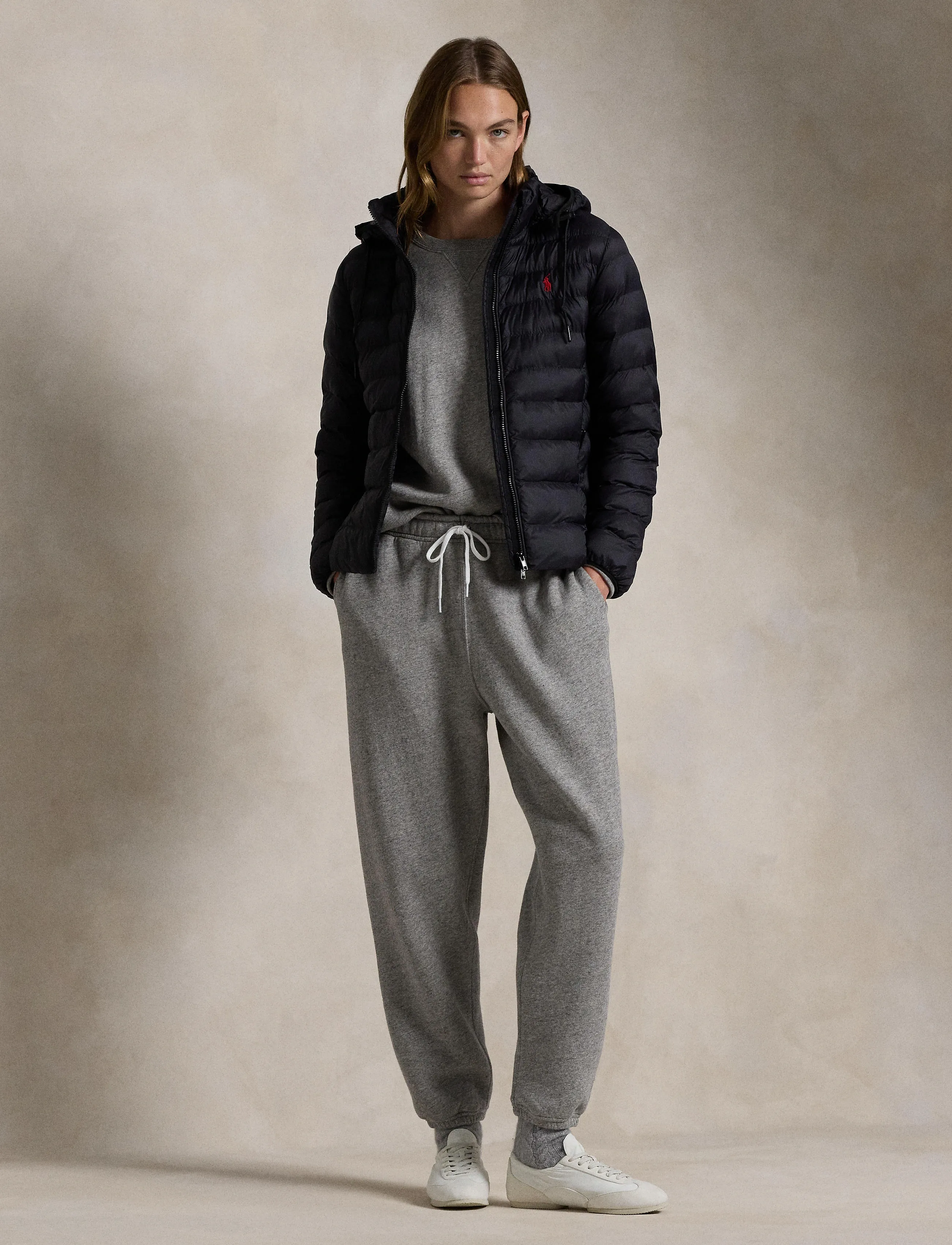 Polo Ralph Lauren Water-Resistant Packable Hooded Jacket, XS, Jackets, Schwarz - Padded Frauen