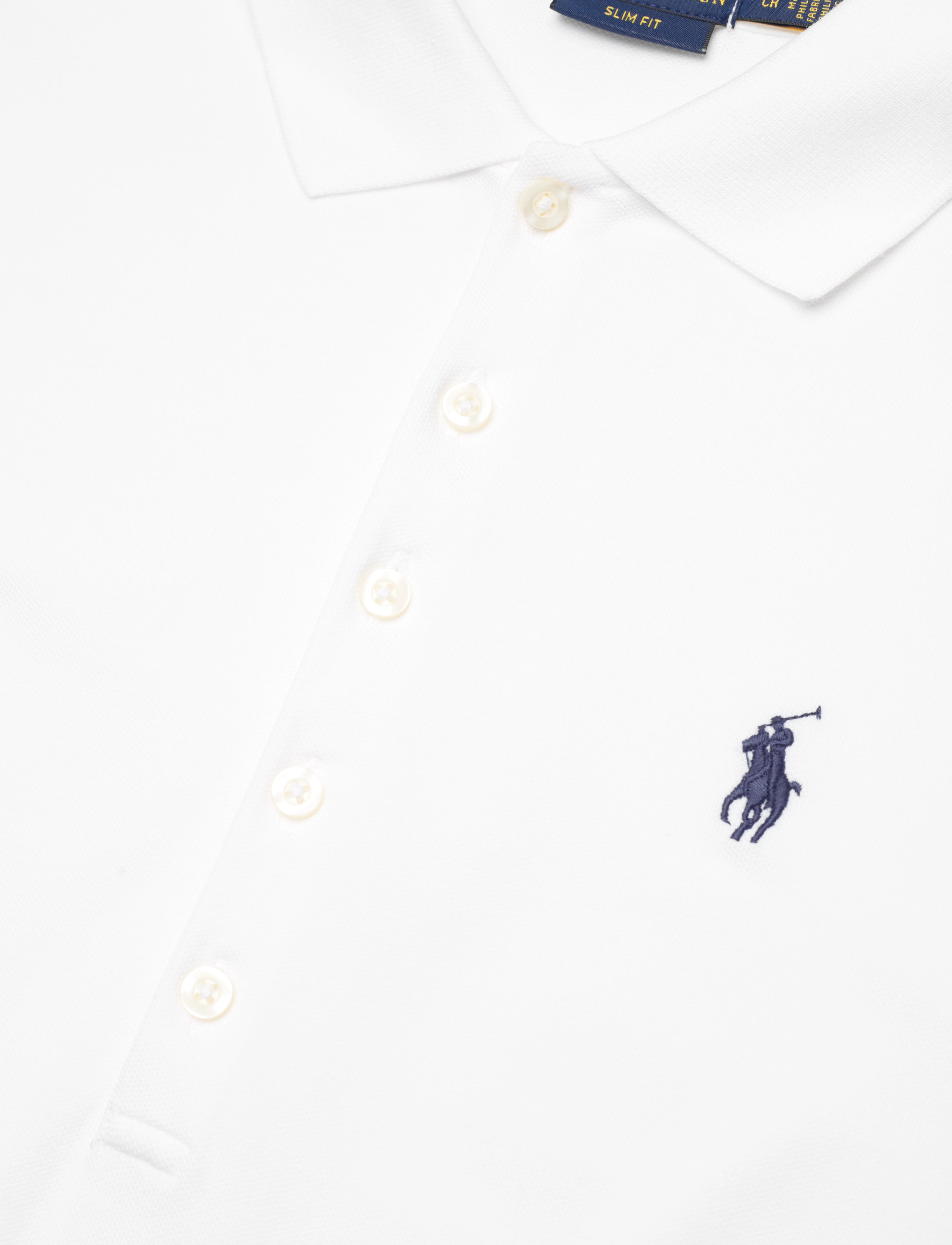 Polo Ralph Lauren - Slim Fit Stretch Polo Shirt - white - 3