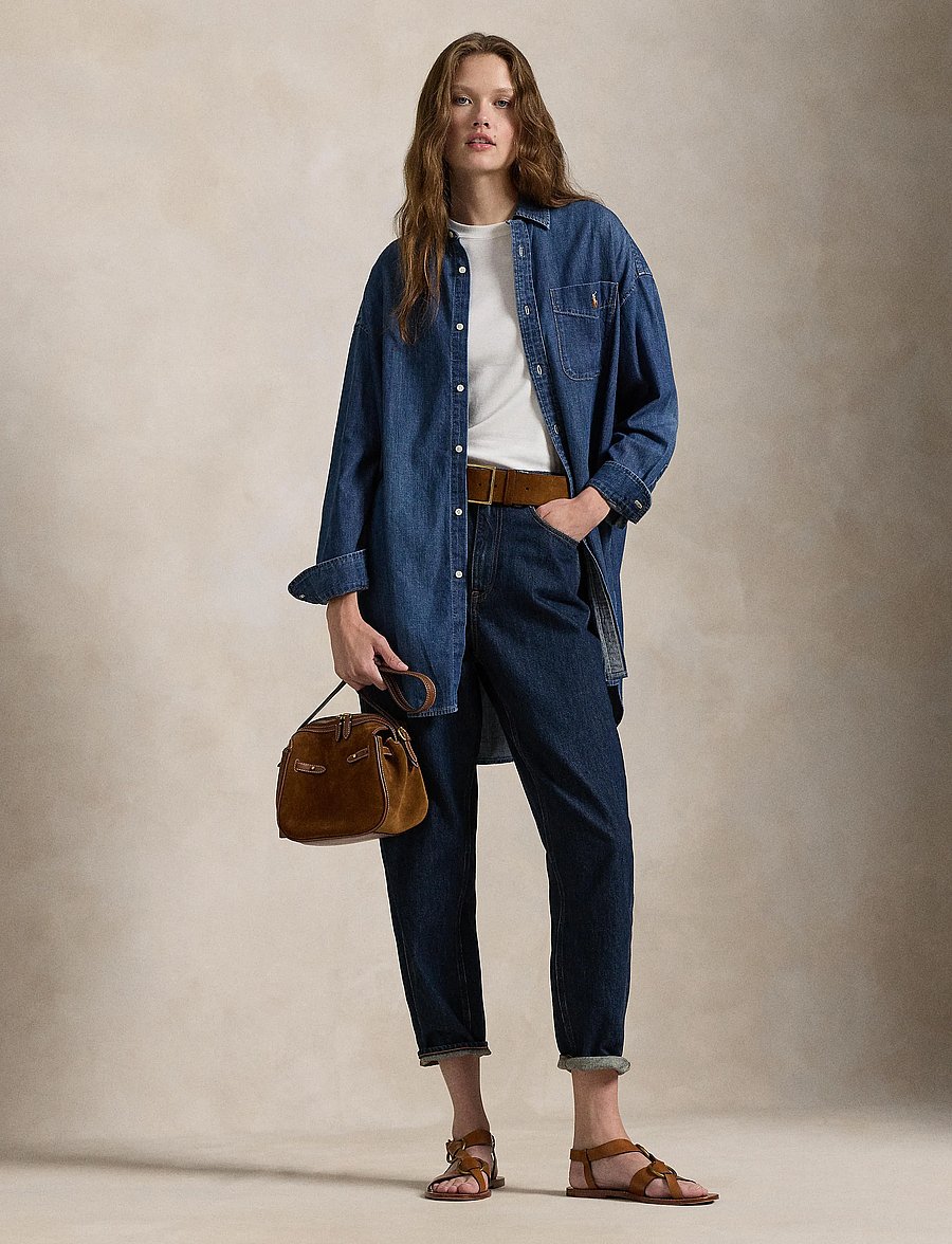 Polo Ralph Lauren - Oversize Fit Denim Shirt - teksasärgid - remy wash - 5