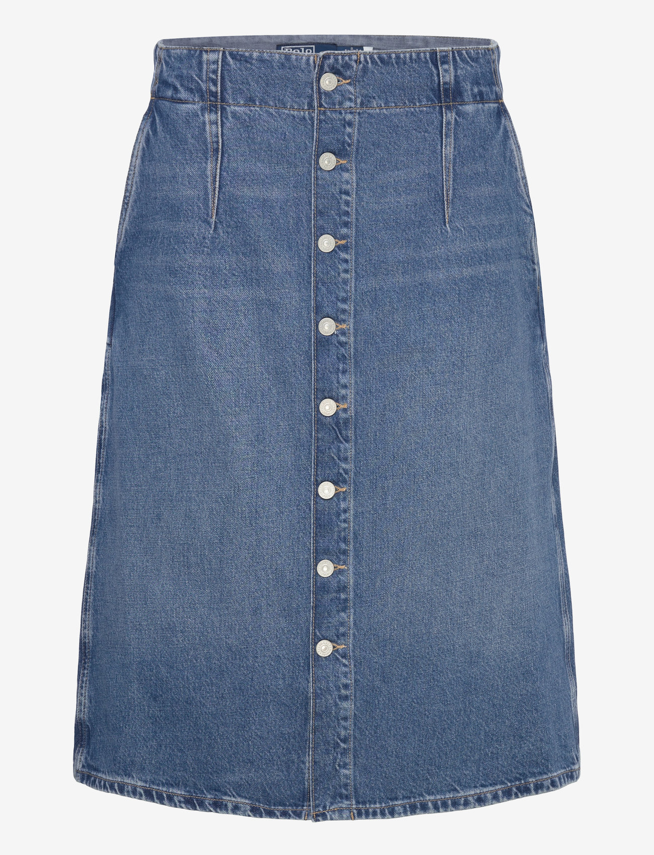Lee MIDI SKIRT - Jeansrok - dark glamour/donkerblauw denim