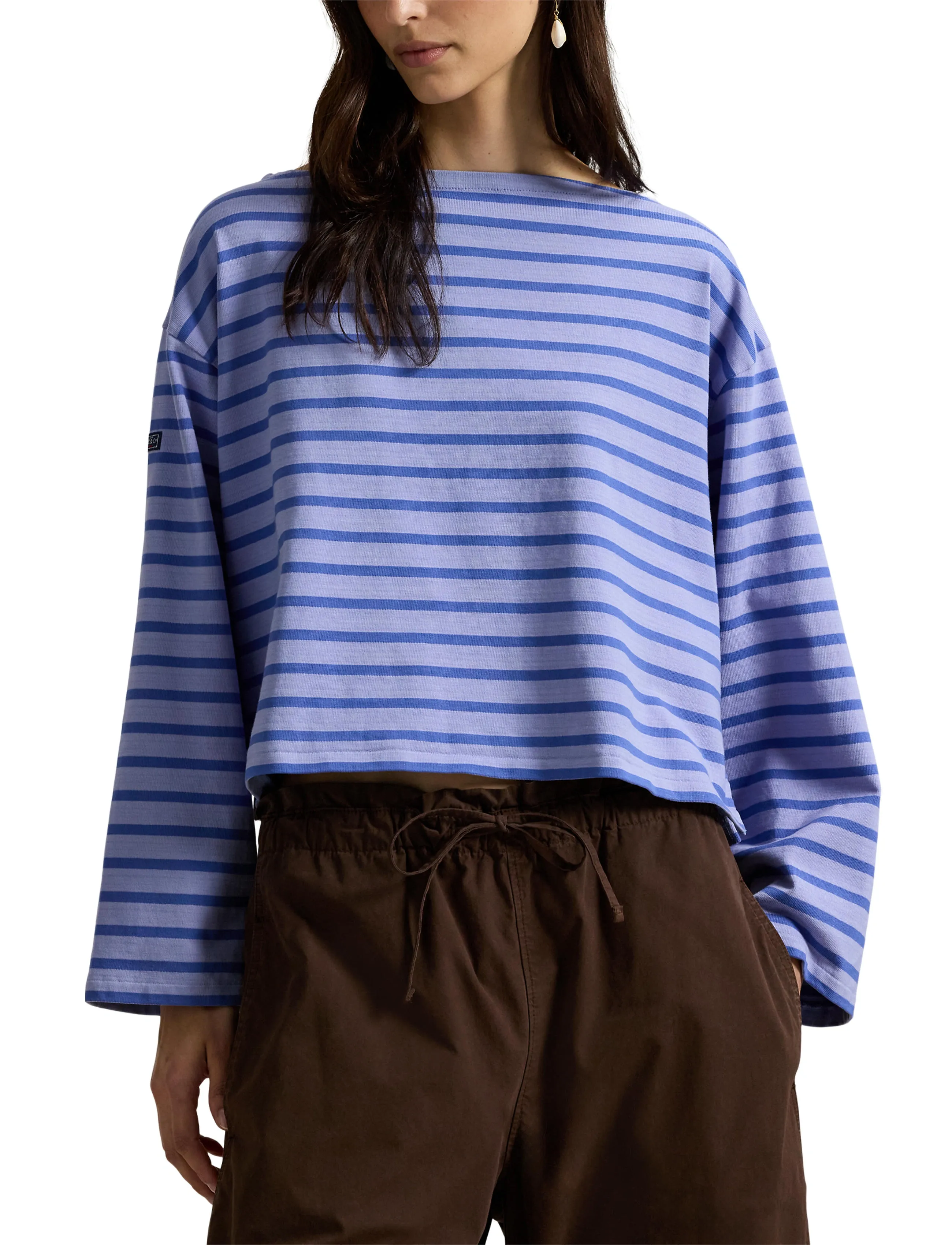Polo Ralph Lauren Striped Boatneck Mariner Tee blusar dam – bild 5