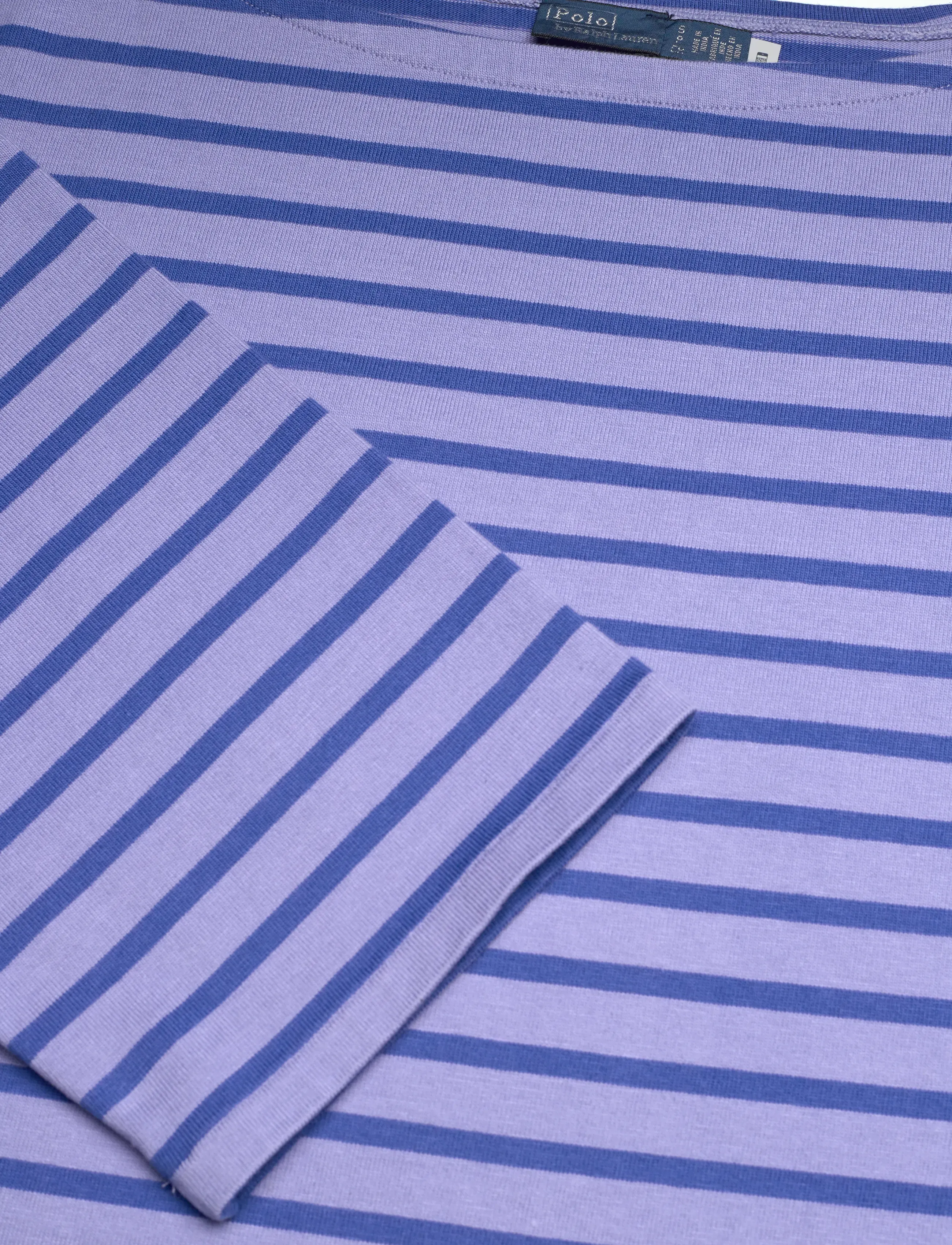Polo Ralph Lauren - Striped Boatneck Mariner Tee - langærmede toppe - east blue/liberty - 4