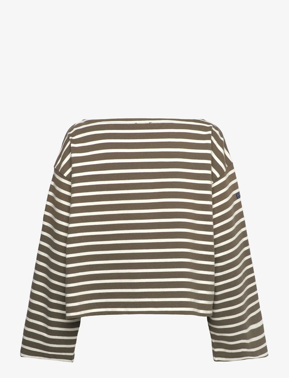 Polo Ralph Lauren - Striped Boatneck Mariner Tee - topi ar garām piedurknēm - outdoors olive/de - 1
