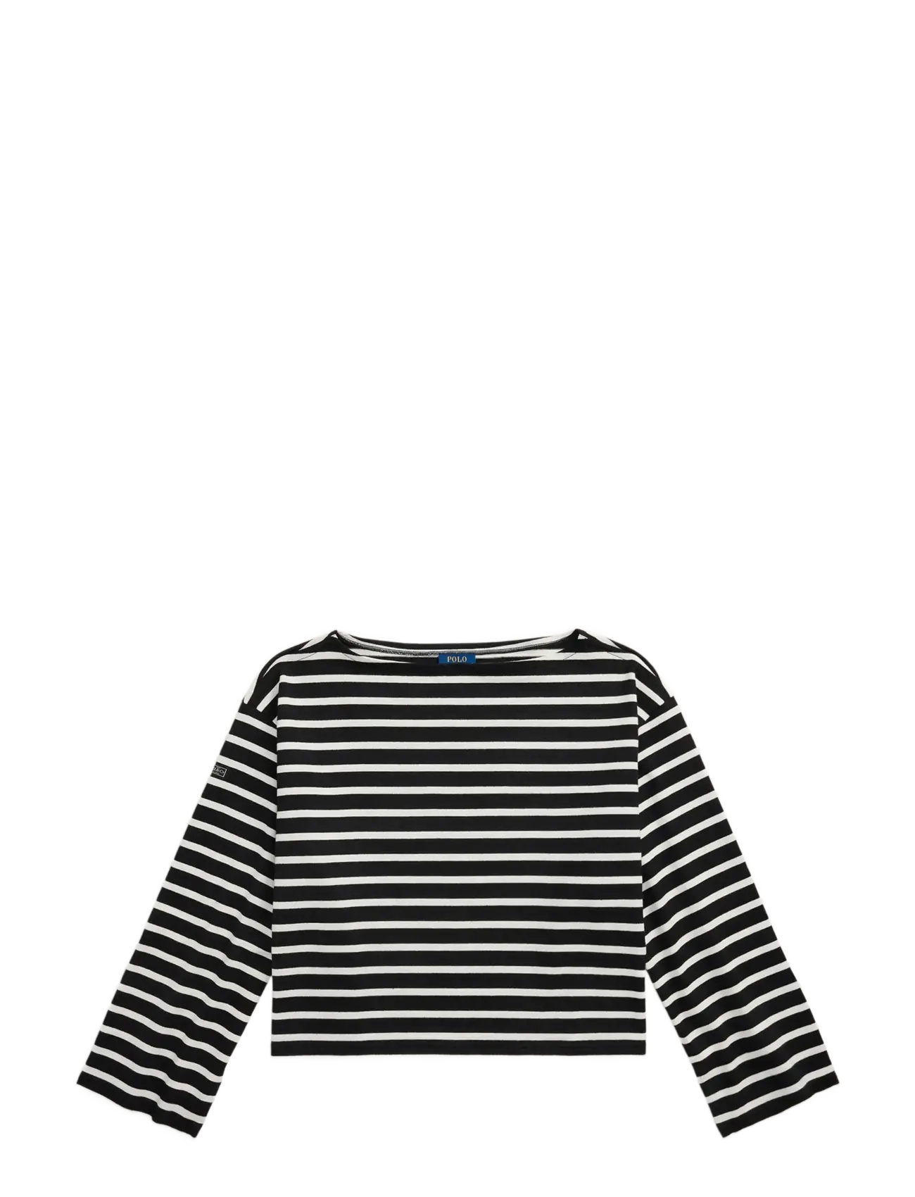 Polo Ralph Lauren Striped Boatneck Mariner Tee - Polo Ralph Lauren - POLO BLACK/DECKWA / multi