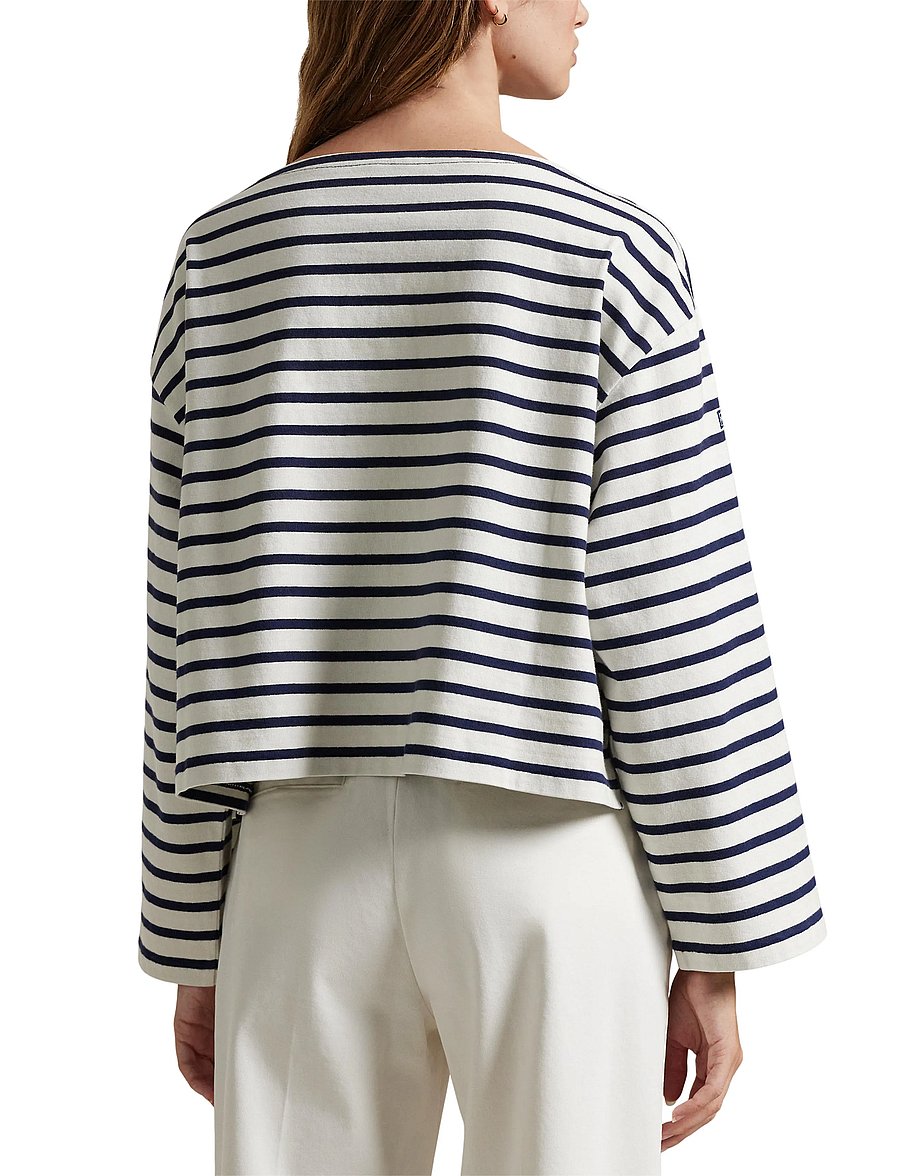 Polo Ralph Lauren - Striped Boatneck Mariner Tee - hauts à manches longues - refined navy/deck - 3