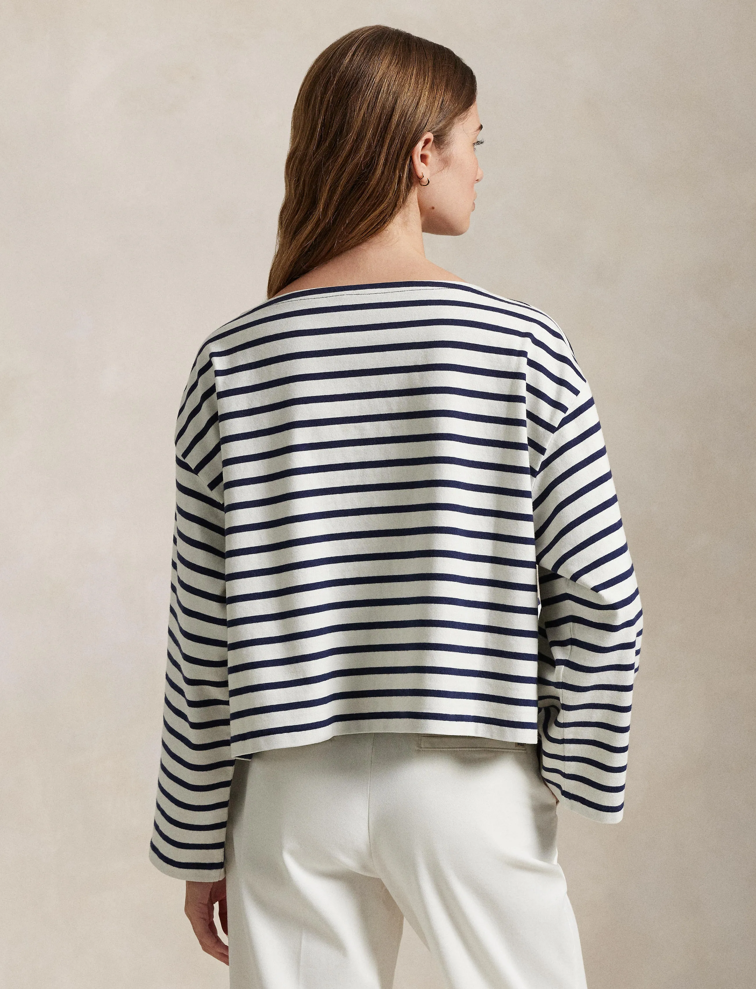 Polo Ralph Lauren - Striped Boatneck Mariner Tee - hauts à manches longues - refined navy/deck - 2
