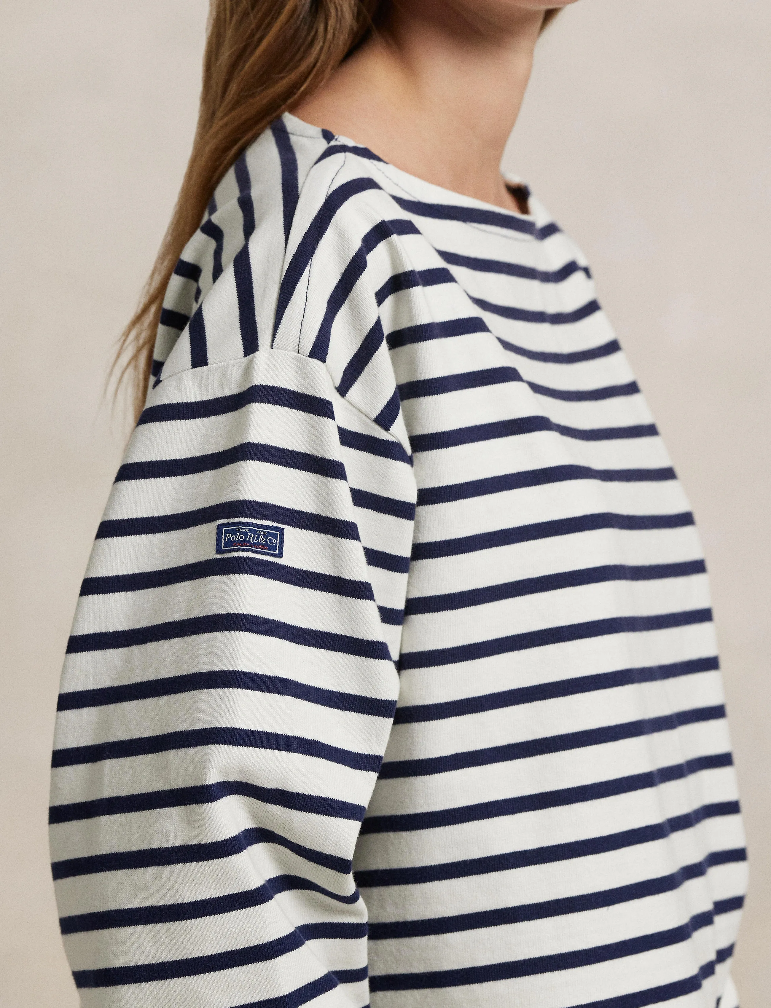 Polo Ralph Lauren - Striped Boatneck Mariner Tee - hauts à manches longues - refined navy/deck - 4