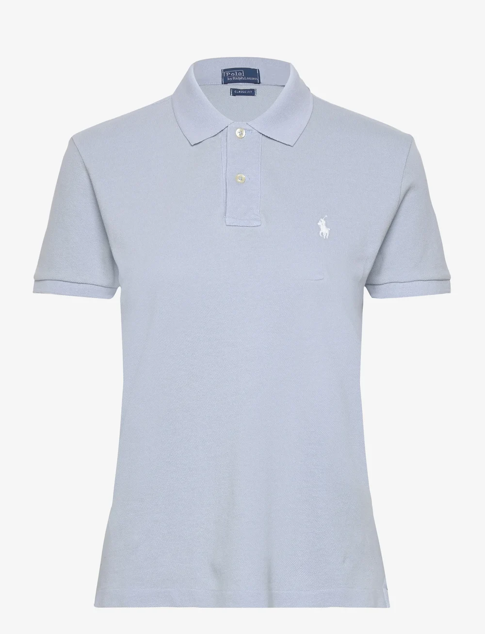 Polo Ralph Lauren - Classic Fit Piqué Polo Shirt - poloer - light indigo - 0