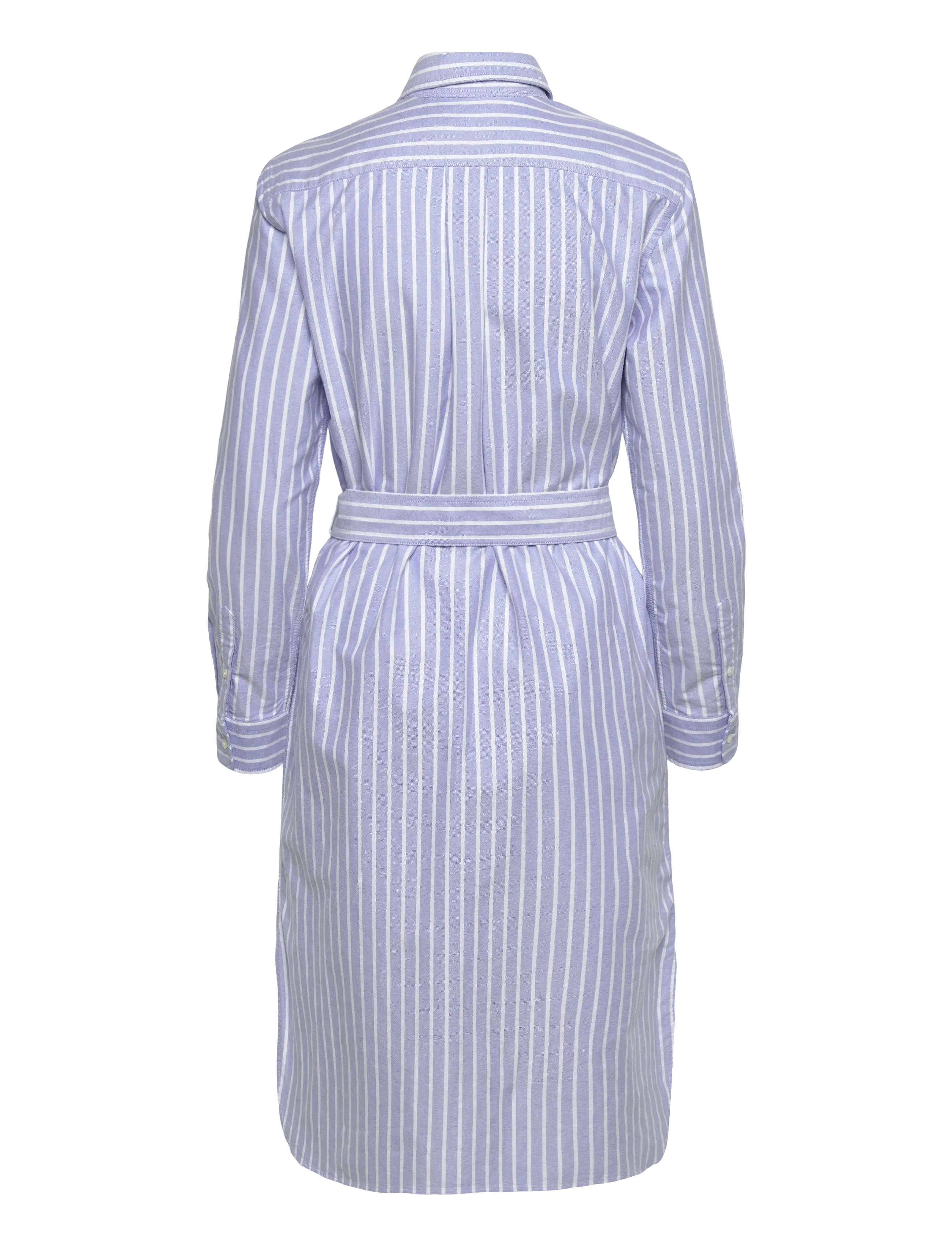 Polo Ralph Lauren - Striped Cotton Oxford Belted Shirtdress - skjortekjoler - 1153 harbor islan - 2