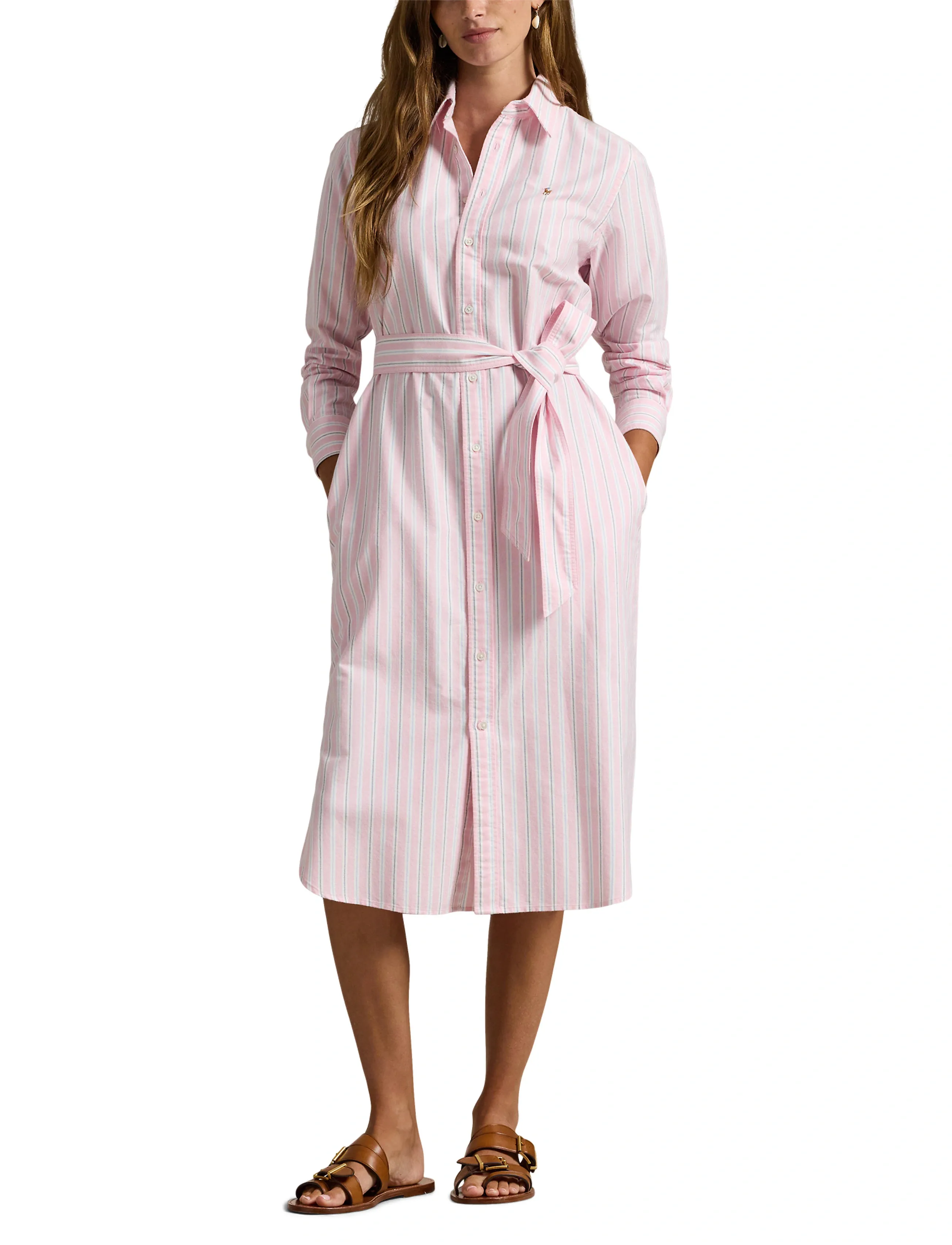 pink ralph lauren oxford dress Pink short sleeve Oxford dress brand POLO RALPH LAUREN   Globalbrandsstore.com/en