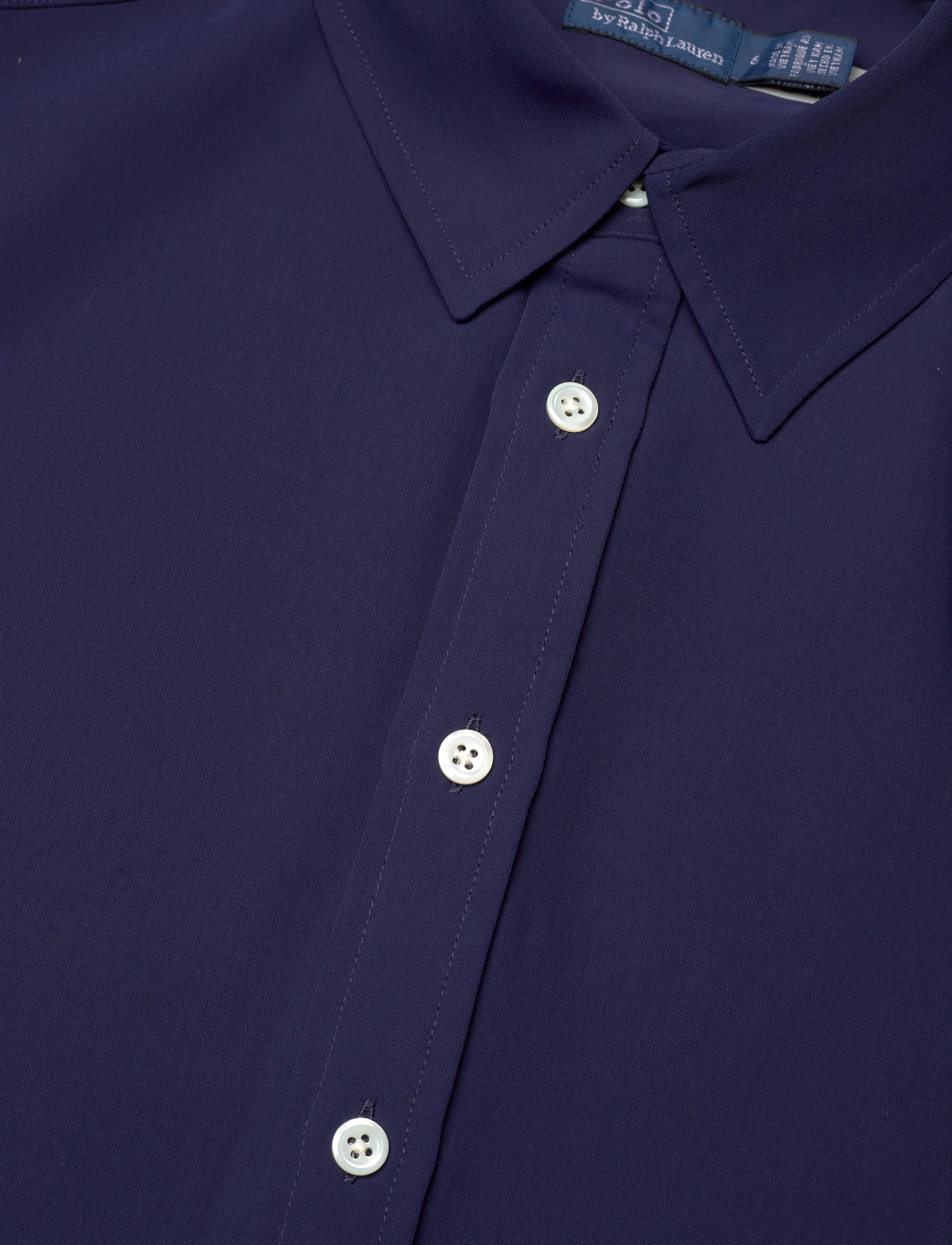 Polo Ralph Lauren - 16D POLY SATIN-LSL-DAD - graphic navy - 4