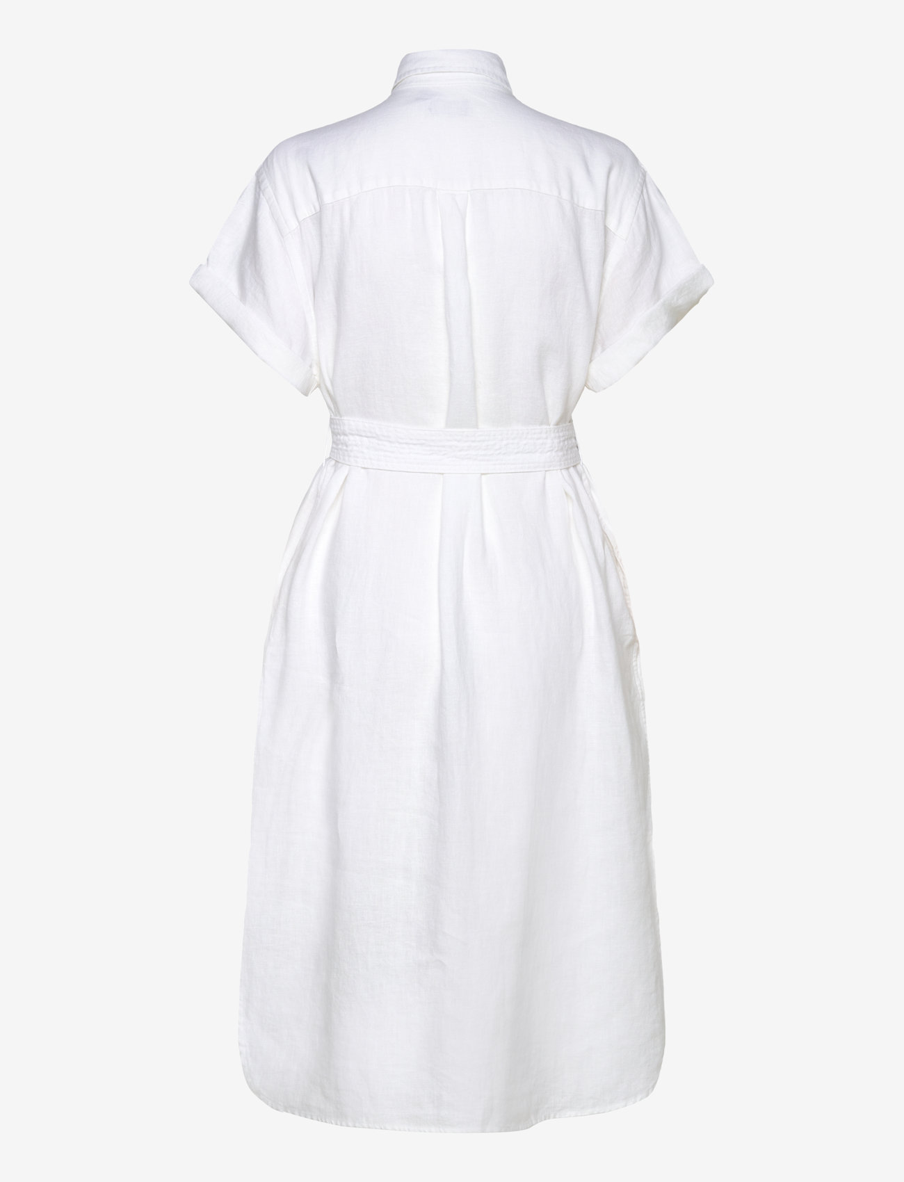 Polo Ralph Lauren Belted Linen Shirtdress (PRW211959912) - Midi dresses -  Boozt.com