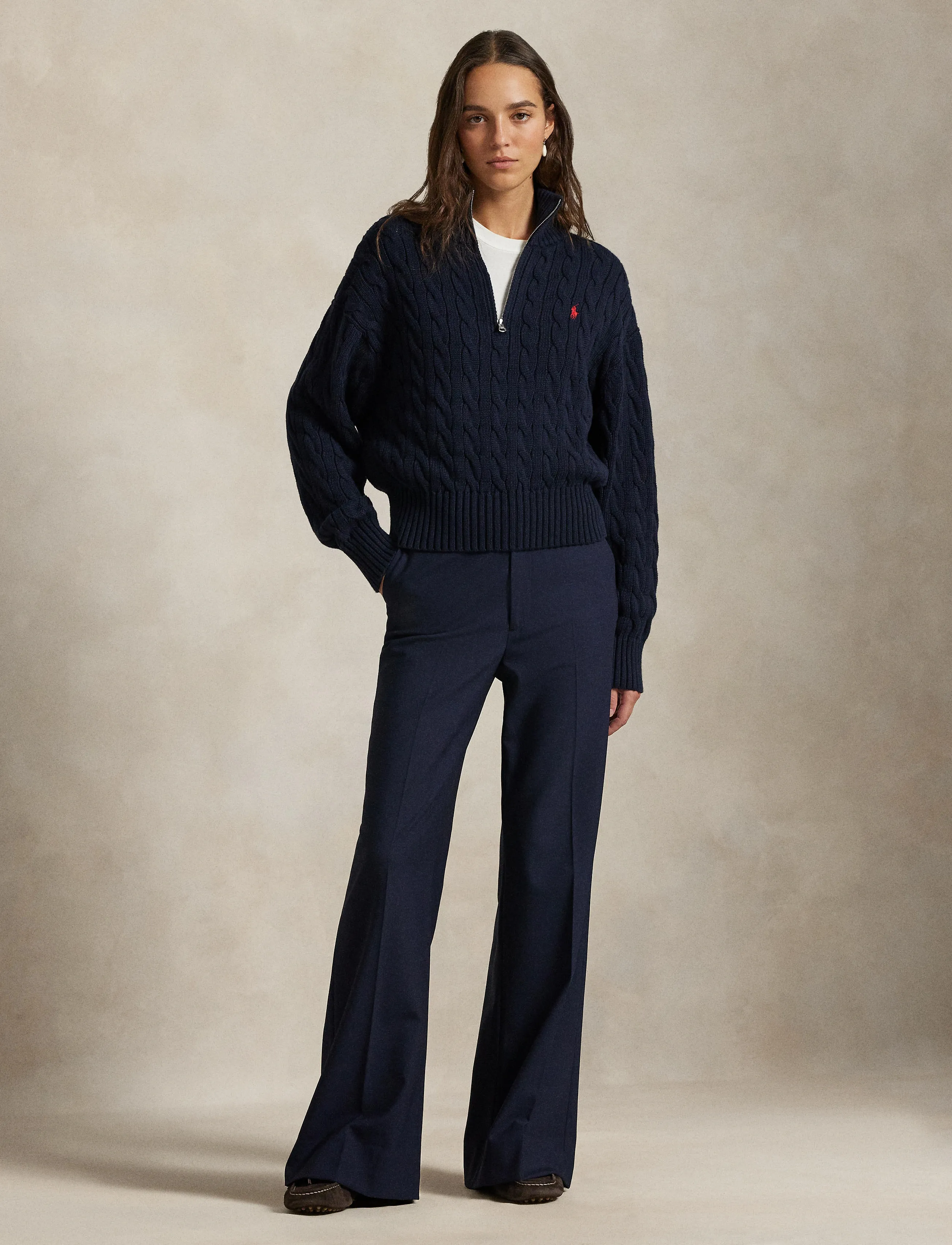 Polo Ralph Lauren 32/2 COTTON-LSL-PLO - Ralph Lauren - HUNTER NAVY / navy