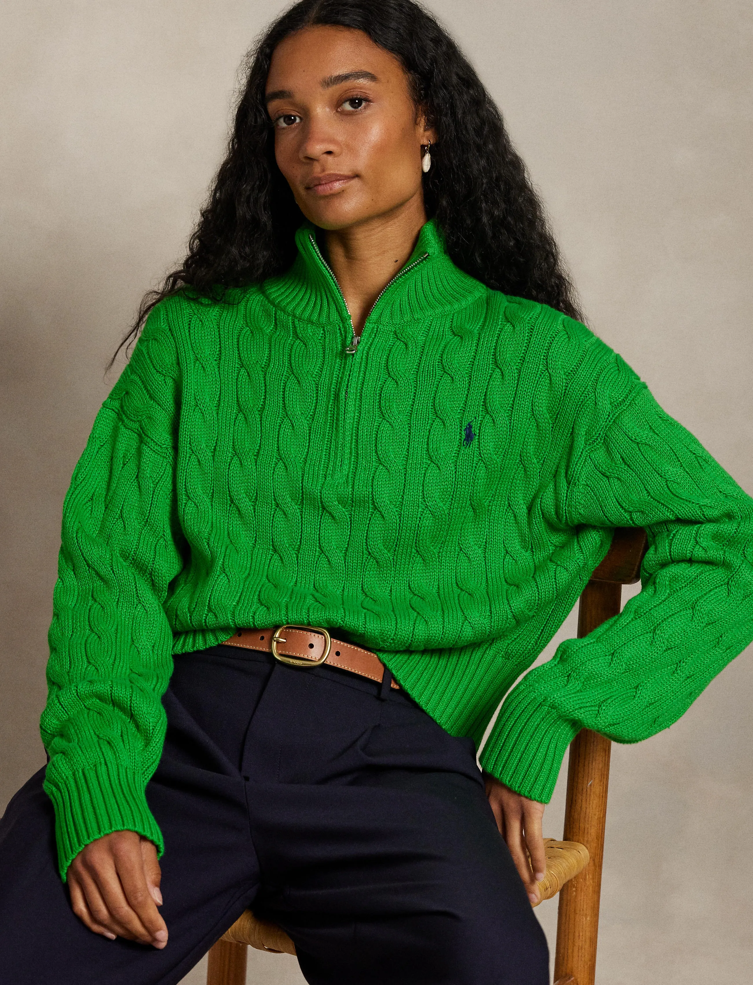 Polo Ralph Lauren - 32/2 COTTON-LSL-PLO - pulls - palm green - 2