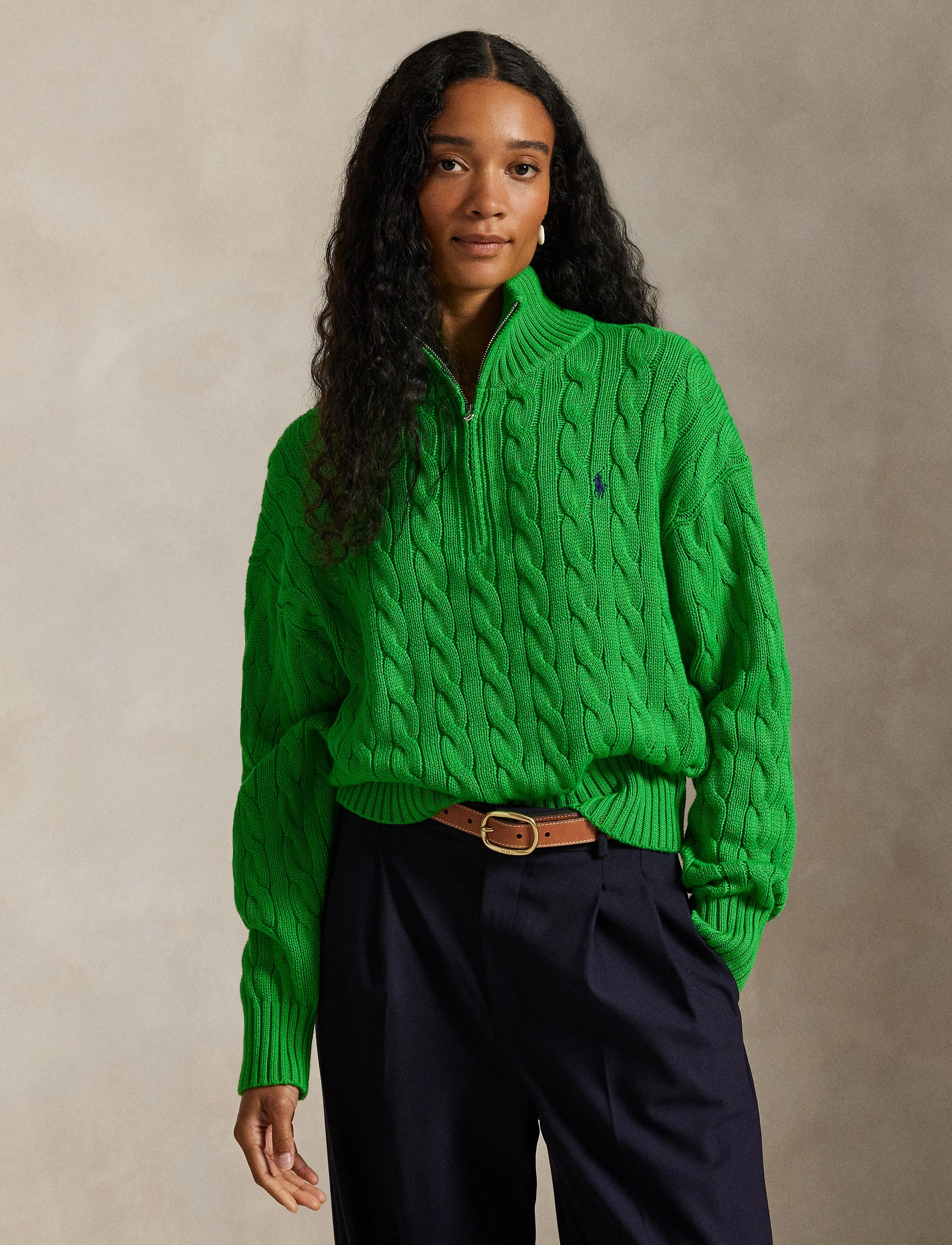 Polo Ralph Lauren - 32/2 COTTON-LSL-PLO - pulls - palm green - 3